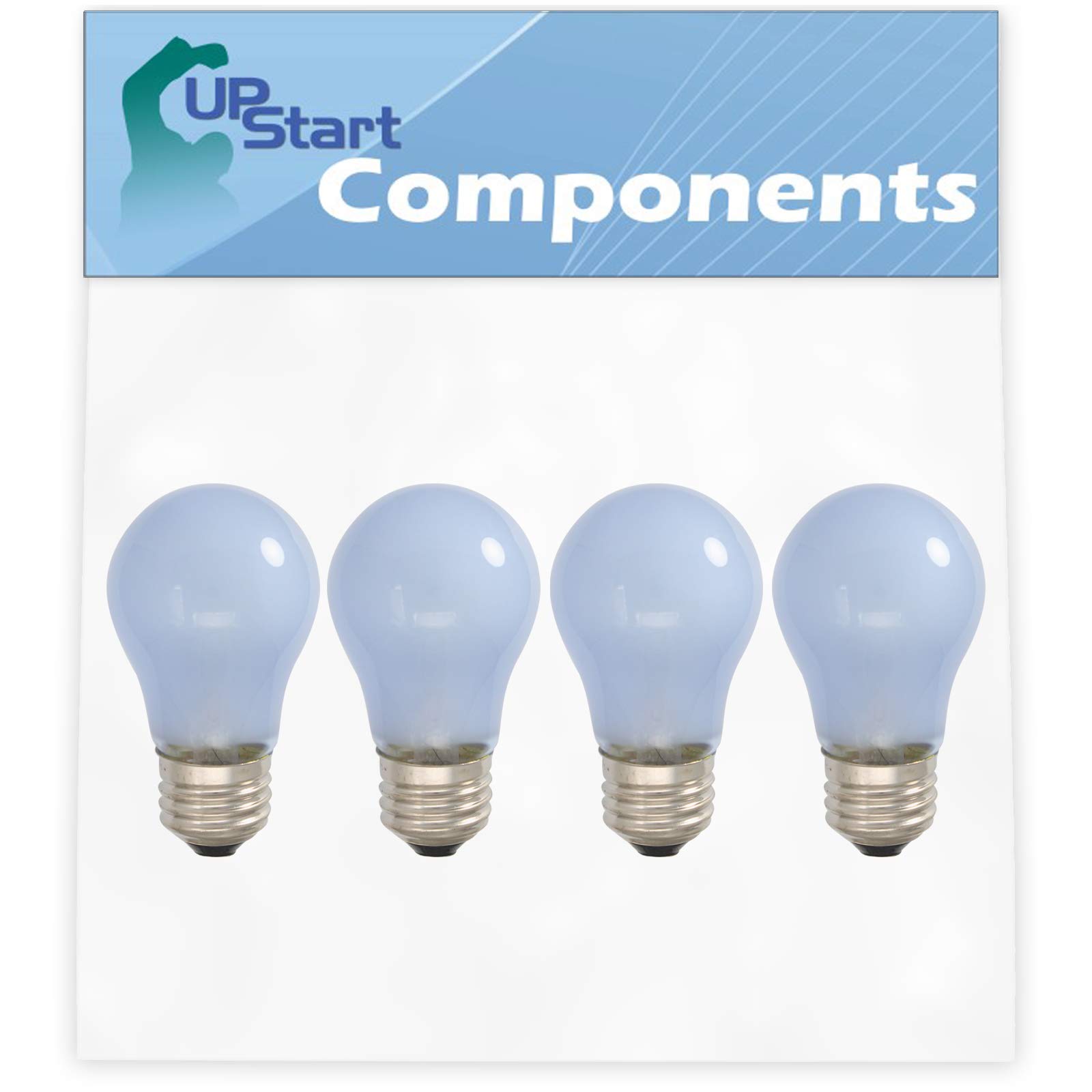 4-Pack 241555401 Refrigerator Light Bulb Replacement - Compatible with Kenmore, Sears 25357384602 & Frigidaire Refrigerators - Perfect for Kitchen, Pantry & Garage Fridge Lighting