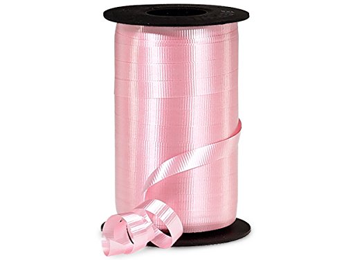 17 Rolls Pink Curling Ribbon 3/8