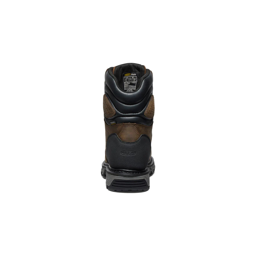 KEEN Men's Camden Waterproof Work Boots with Carbon Fiber Toe - CSA Certified Size 8 (Model 1027678) - Ideal for Construction, Outdoor Work & Industrial Safety