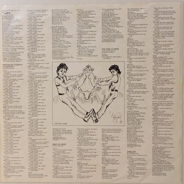 Michael Jackson Thriller Vinyl LP Album Gatefold Cover VG+ Condition - Perfect for Collectors & Music Lovers