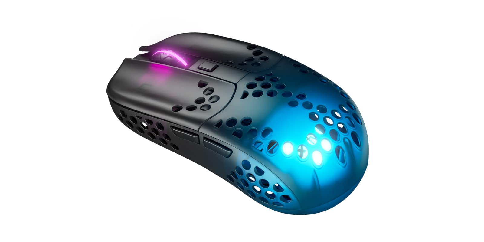Xtrfy MZ1 Wireless Gaming Mouse - Adjustable Lightweight Ergonomic Design by Rocket Jump Ninja | Perfect for FPS, MOBA & Esports Gaming | Black Color