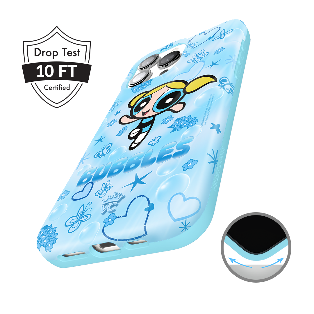 The Powerpuff Girls Bubbles iPhone Case - Cute Cartoon Character Phone Cover for iPhone 13/12/11/XR - Perfect for Kids, Teens & Fans - Great for School, Work & Everyday Use
