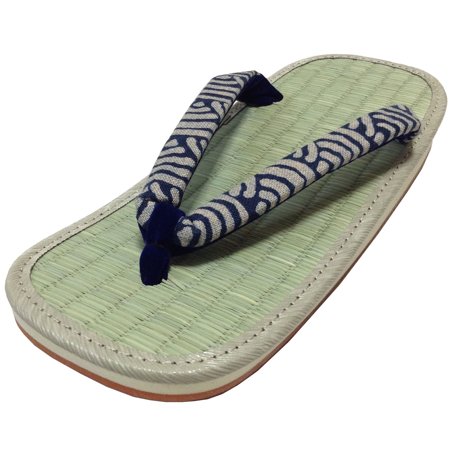 Setta Sandals - Handmade in Japan with Natural Rush Grass & Amezoko Rubber Sole | Comfortable Dyed Thong Sandals for Beach, Summer & Casual Wear
