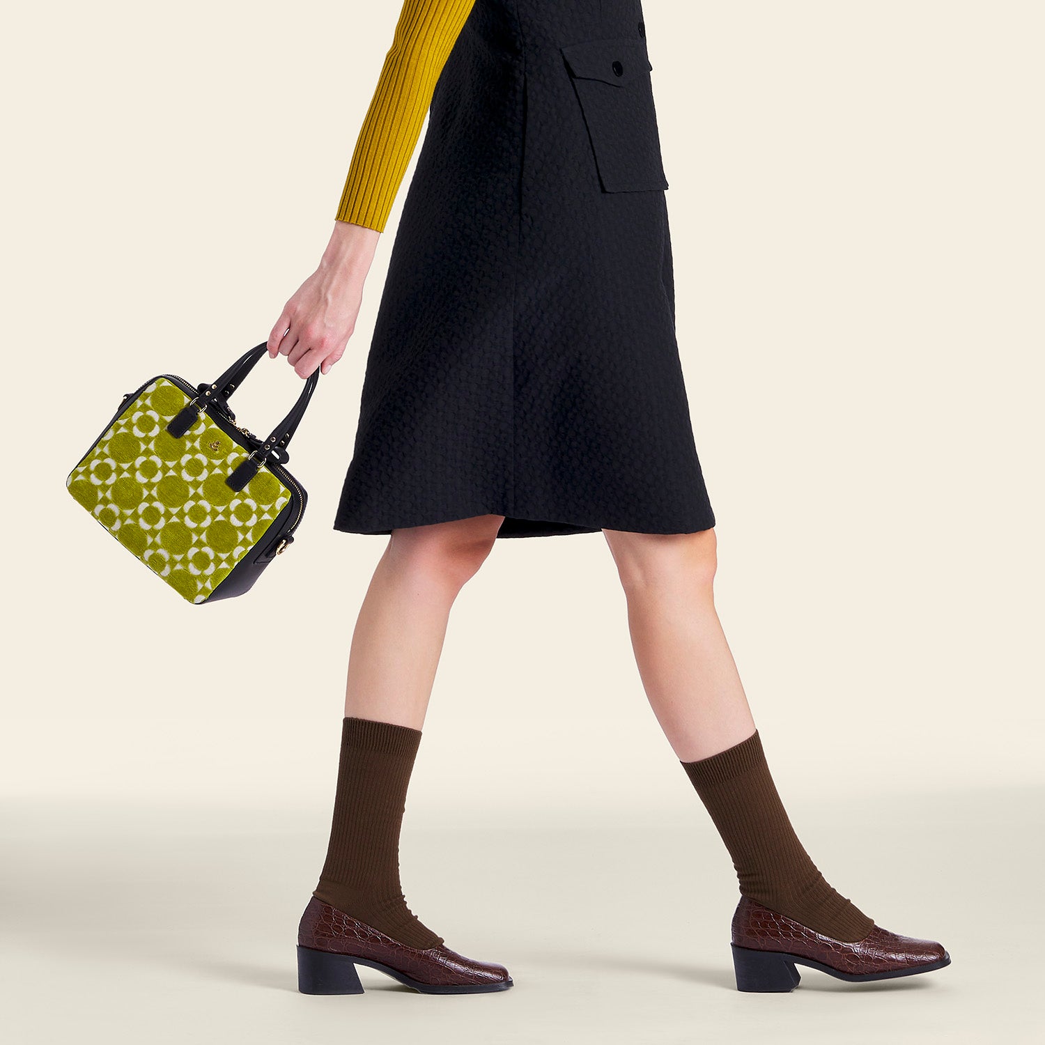Vintage Seagrass Handbag with Retro Tile Design - Stylish & Eco-Friendly Women's Crossbody Bag for Casual Outings & Beach Trips