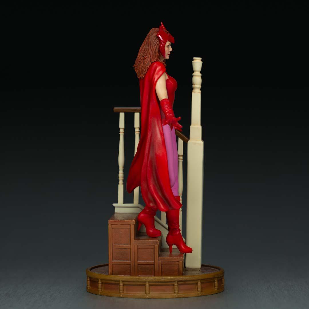 Iron Studios WandaVision Wanda (Halloween) Art Scale 1/10 Statue - Collectible Marvel Superhero Figure for Display & Home Decor