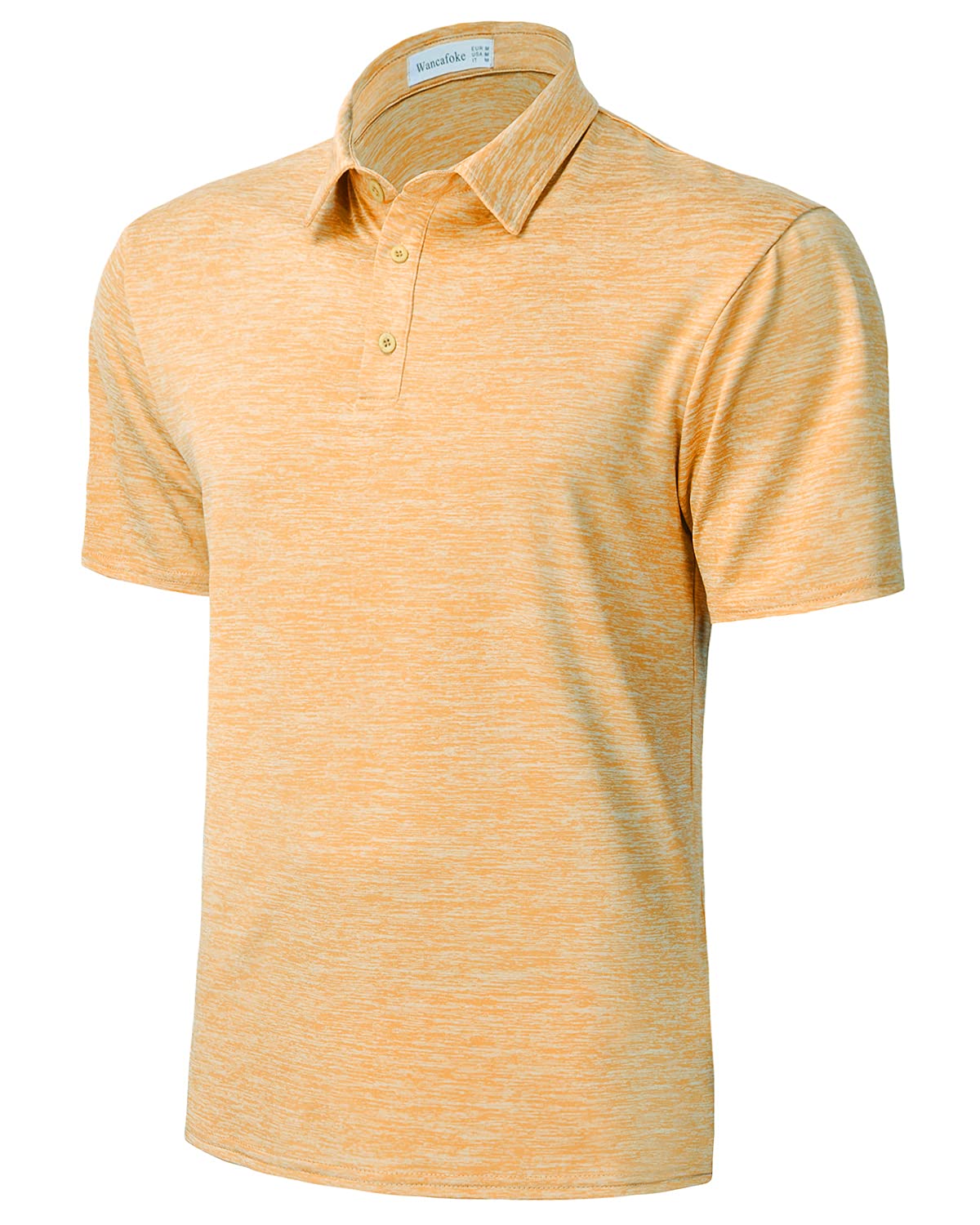 Premium Men's Moisture-Wicking Polo Shirt - Short Sleeve Golf Shirt with Collar - Breathable Quick-Dry Performance Tee for Golf, Tennis & Casual Wear