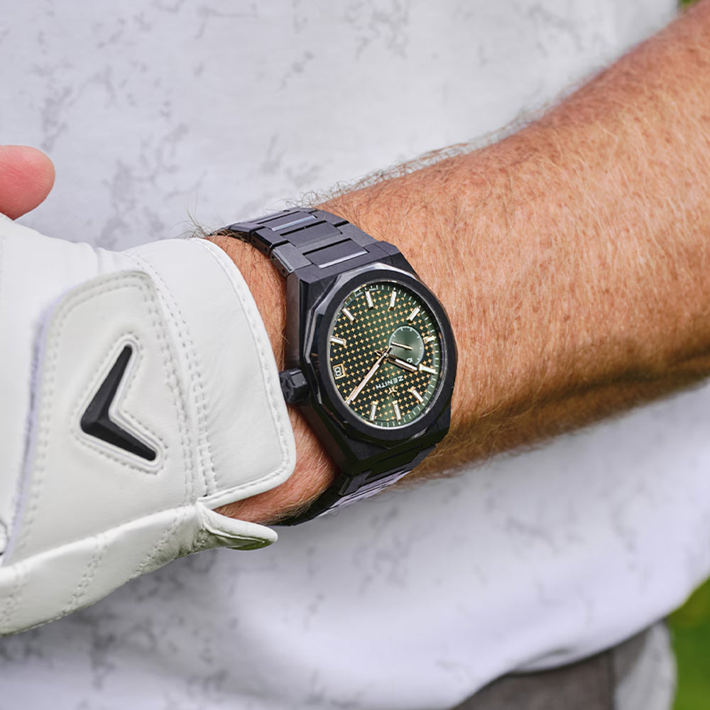 Defy Skyline Americas Limited Edition 41mm Watch - Green Dial Automatic Men's Luxury Timepiece for Business, Travel & Special Occasions