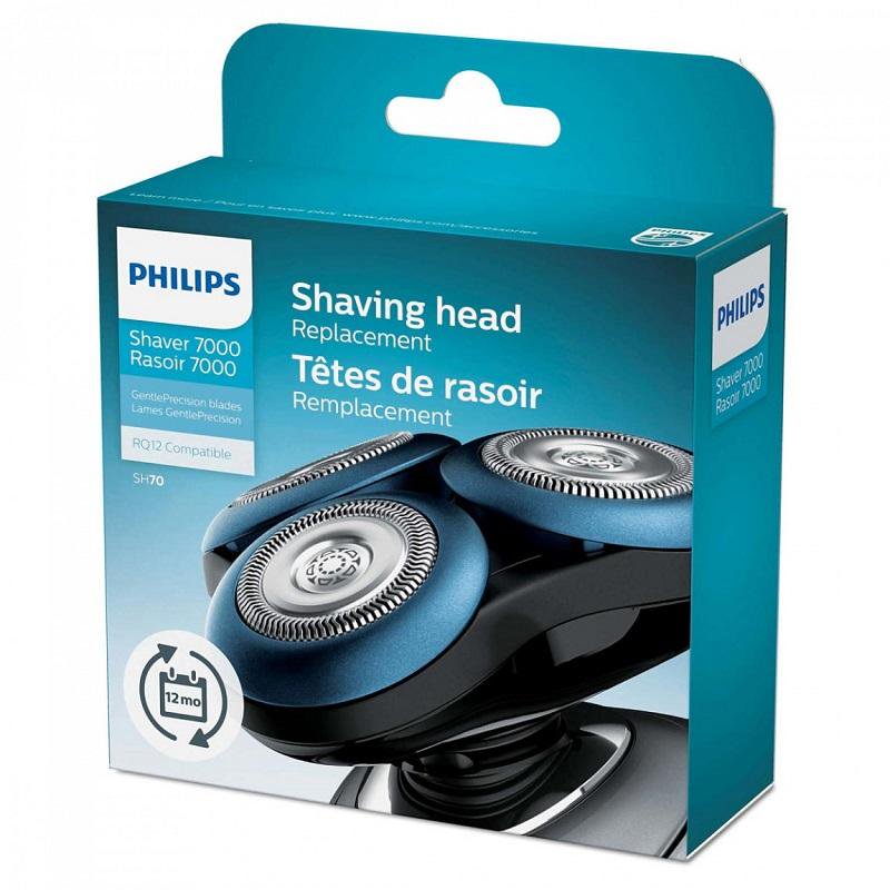 PHILIPS Series 7000 Replacement Shaver Blades SH70/73 - Premium Replacement Heads for Philips Electric Shavers - Perfect for Men's Daily Grooming & Travel Shaving Kit