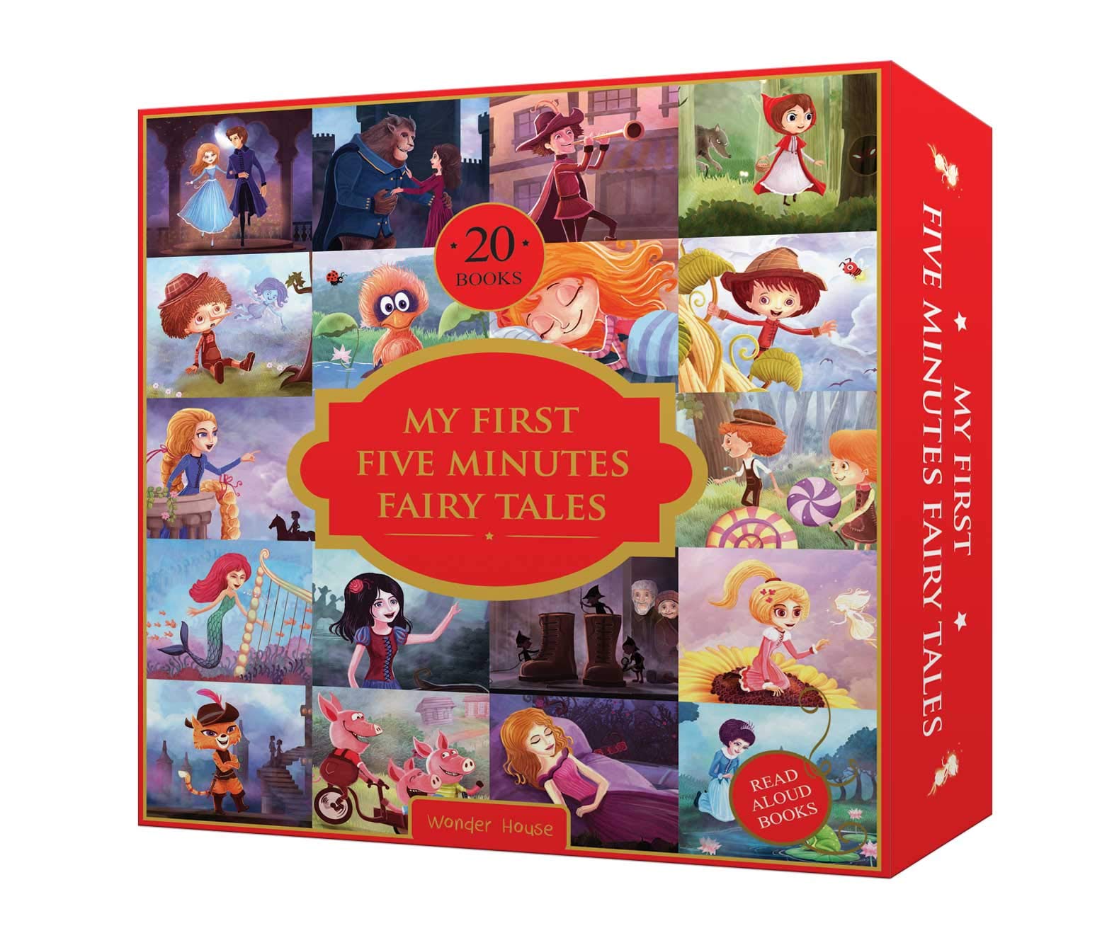My First Five Minutes Fairy Tales Box Set - 20 Abridged & Retold Children's Books | Perfect Gift for Kids, Bedtime Stories & Early Reading Development