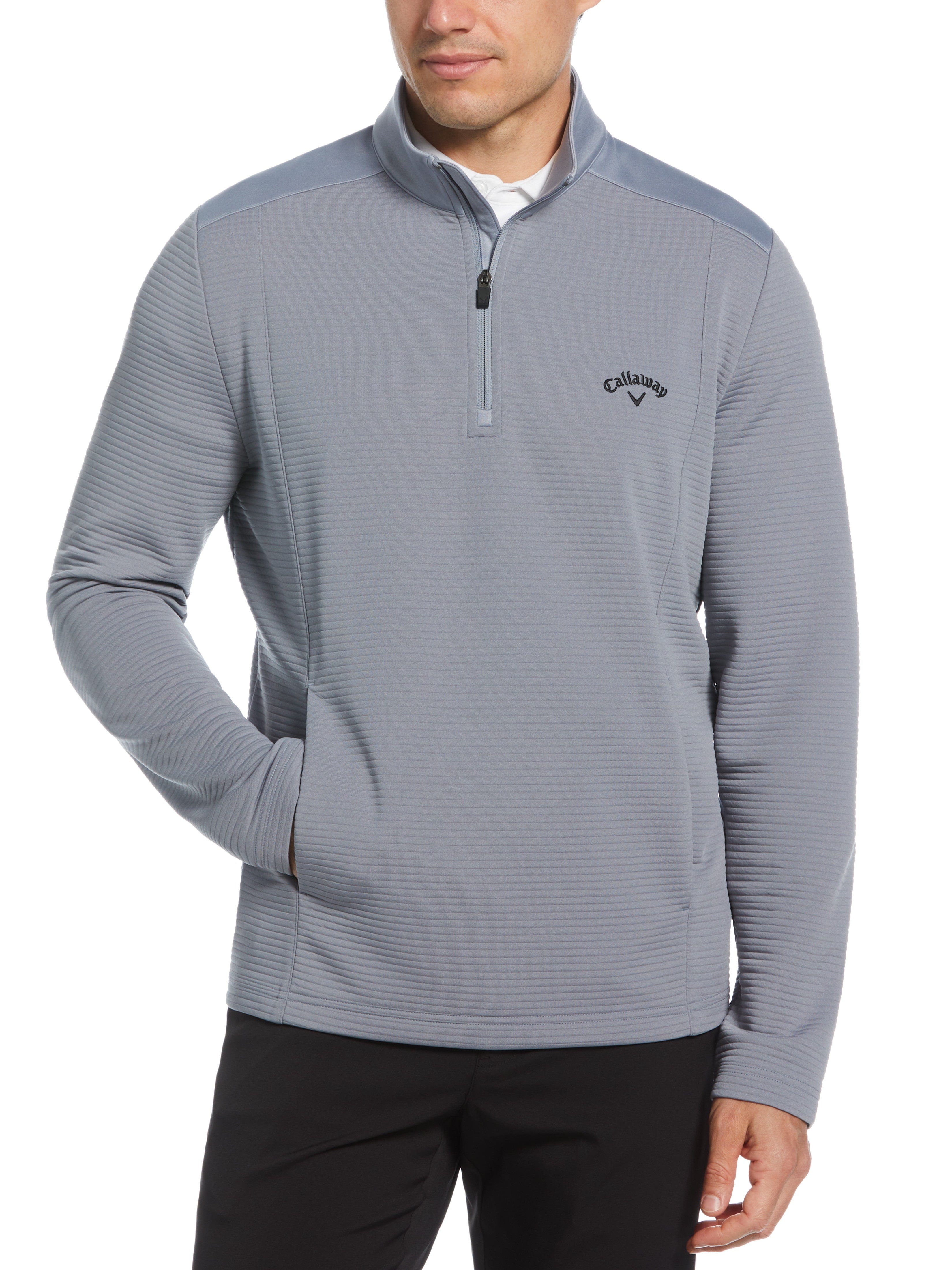 Men's Ottoman Quarter Zip Sweater - Lightweight & Comfortable Pullover for Casual Wear, Office, and Outdoor Activities
