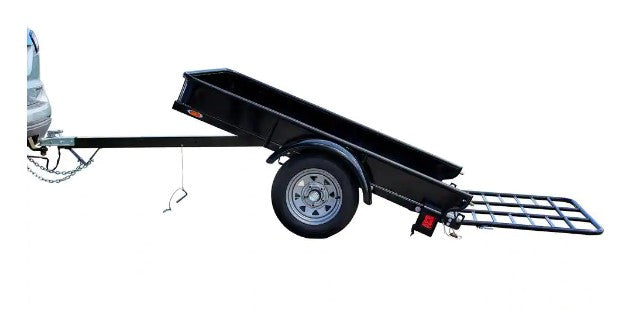DK2 MMT4X6 1295 lbs Capacity 4 ft x 6 ft Flatbed Trailer - Heavy Duty Utility Trailer for Hauling, Construction & Farm Use