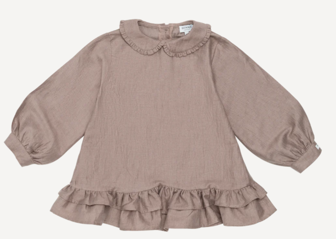 Donsje Luus Dress for Girls (2-7 Years) - Soft Cotton Play Dress for Casual Wear & Special Occasions