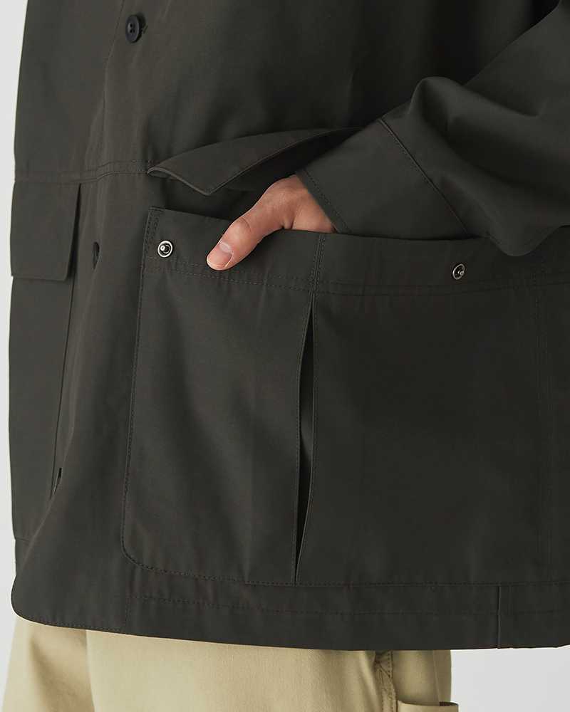 Waterproof PE/CO Weather Jacket for Men & Women - Windproof & Breathable Outdoor Raincoat for Hiking, Camping & Travel