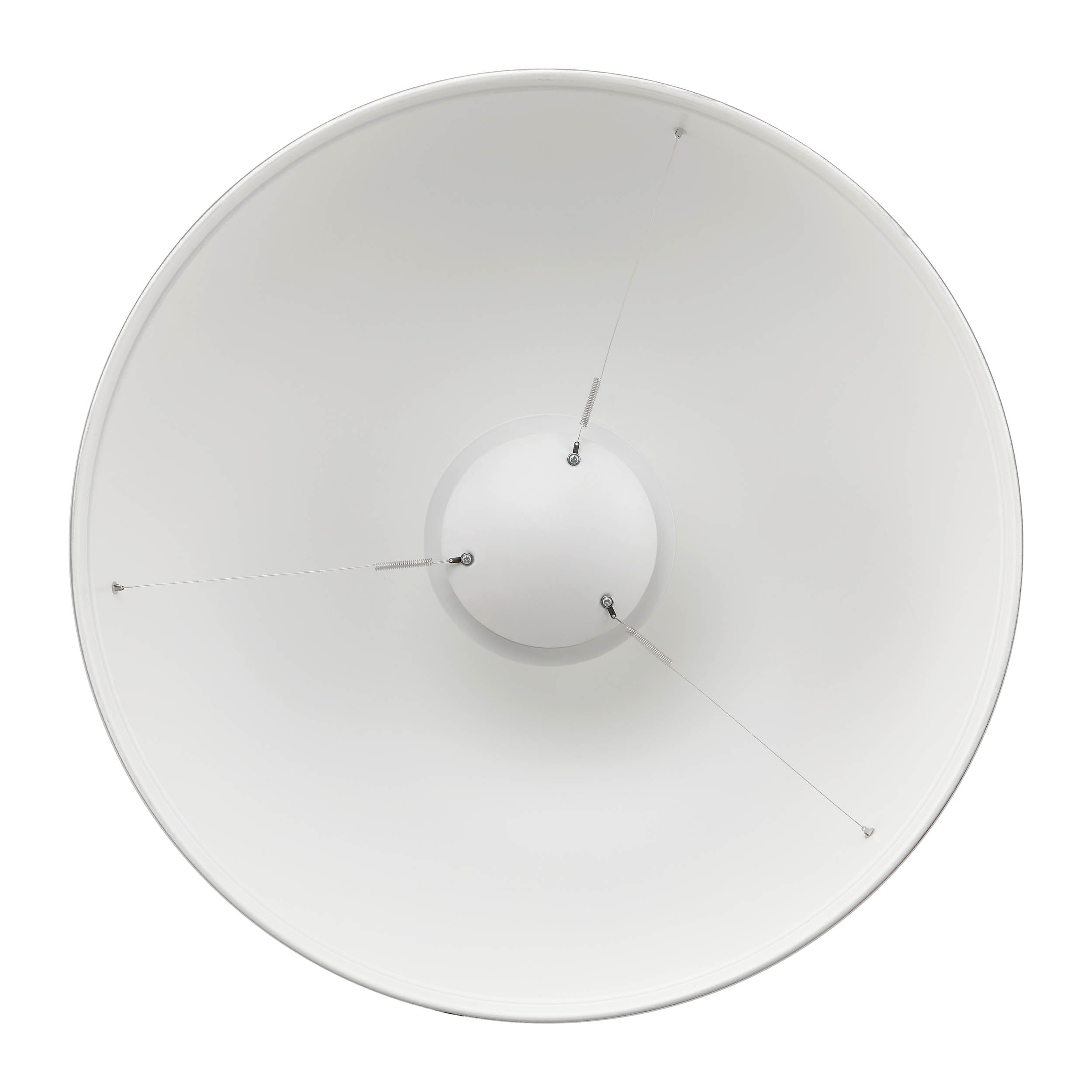 BDR W55 Pro 55cm Professional White Beauty Dish - Premium Photography Lighting Reflector for Studio Portraits, Makeup Artists & YouTube Content Creators