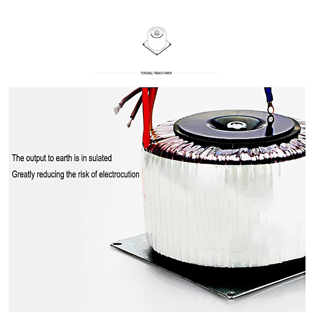 ATO 120VA Toroidal Transformer for Audio Amplifier, Single Phase Stable Power Transformer 110V to 24V - Perfect for Electrical Control, Medical Equipment & Hi-Fi Audio Systems