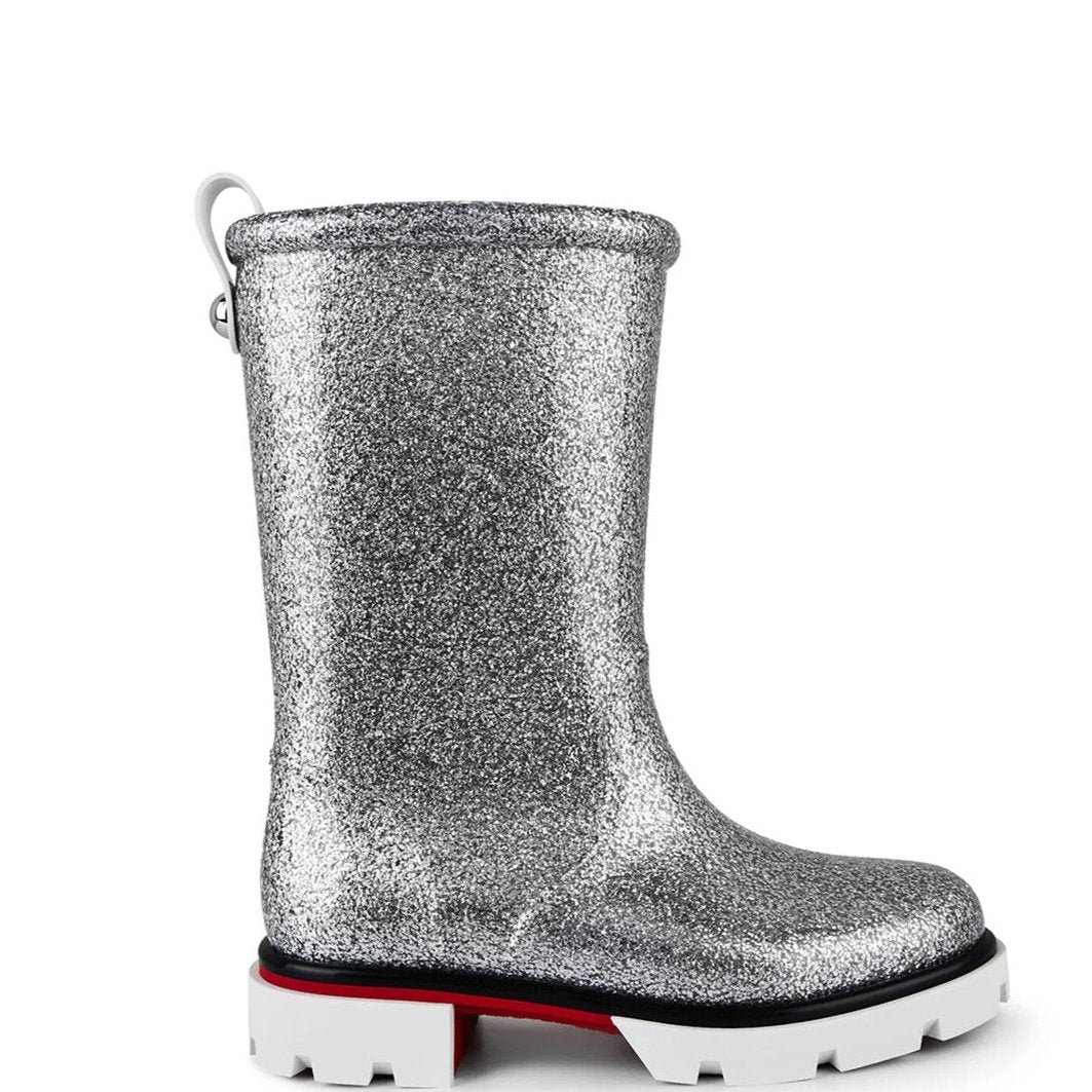 Christian Louboutin Pluie PVC Rain Boots for Girls - Waterproof Fashion Booties for Women - Perfect for Rainy Days, Outdoor Adventures & Street Style