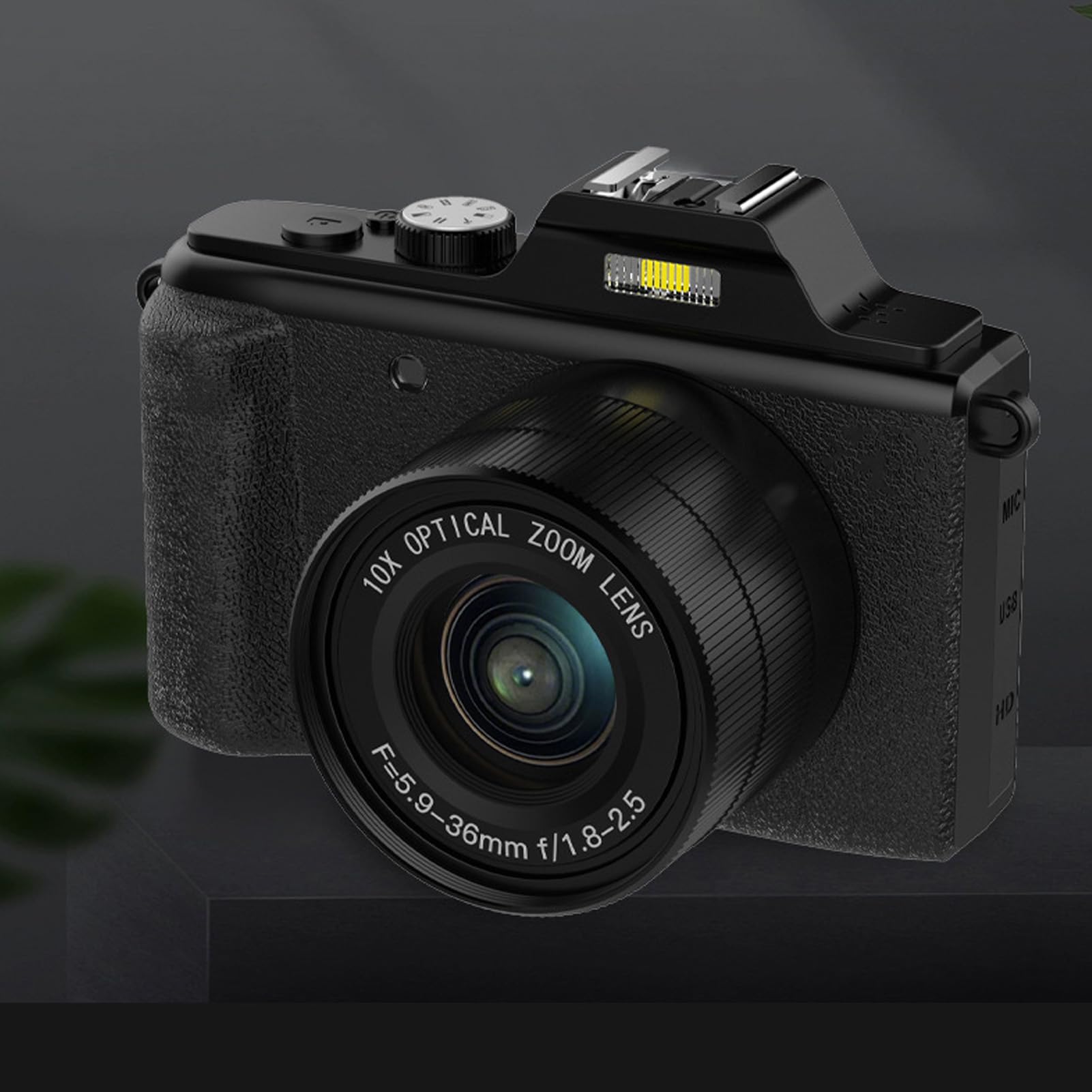 2.7K 48MP Digital Camera with 3in LCD Screen | 6X Optical Zoom & 4X Digital Zoom | Point and Shoot Vlogging Camera for YouTube, Travel, Parties & Family Events | Perfect for Beginners, Content Creators & Everyday Photography