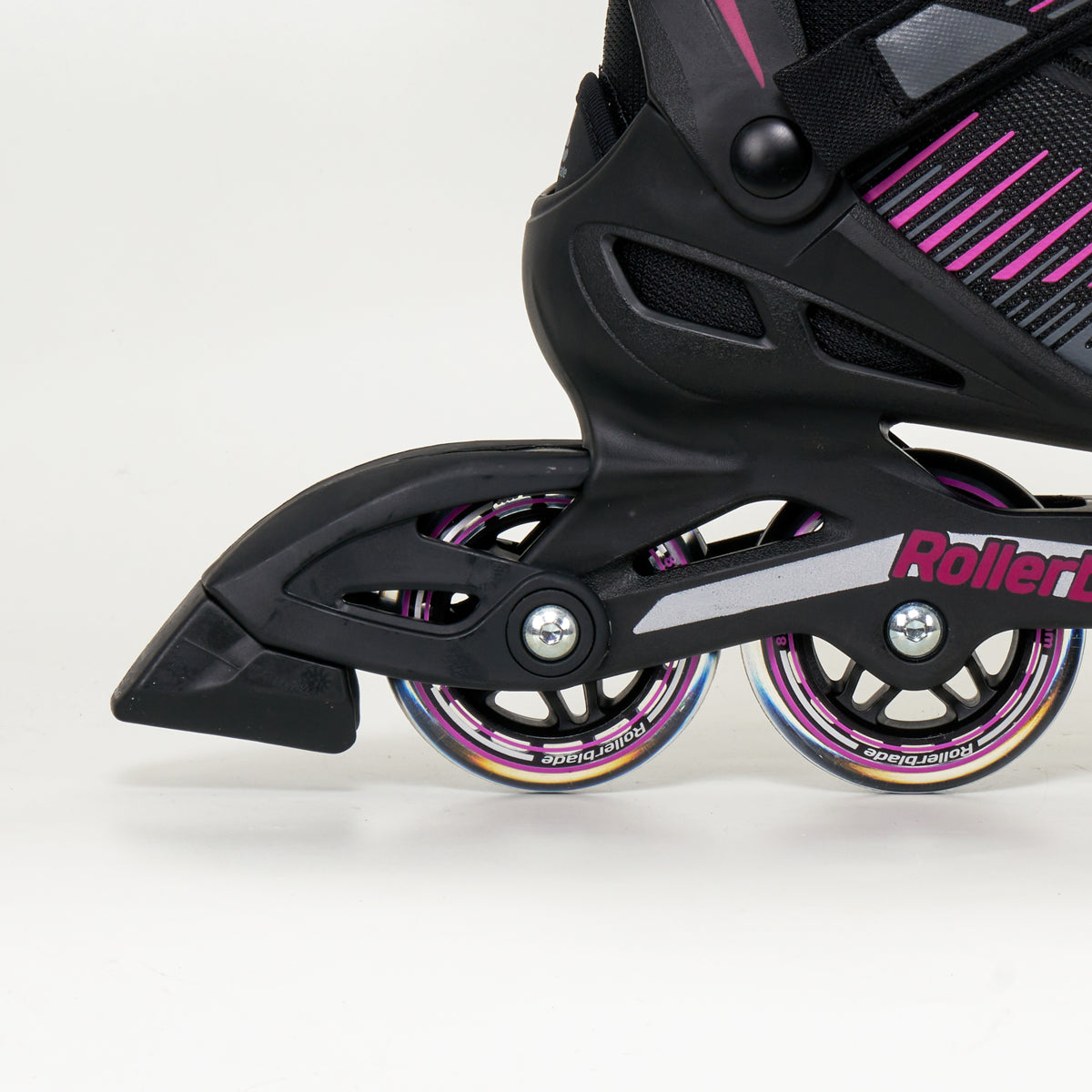 Rollerblade Zetrablade Women's Inline Skates - Softboot Comfort Design for Fitness & Recreation, Black/Pink | Perfect for Outdoor Exercise, Park Rides & Casual Skating