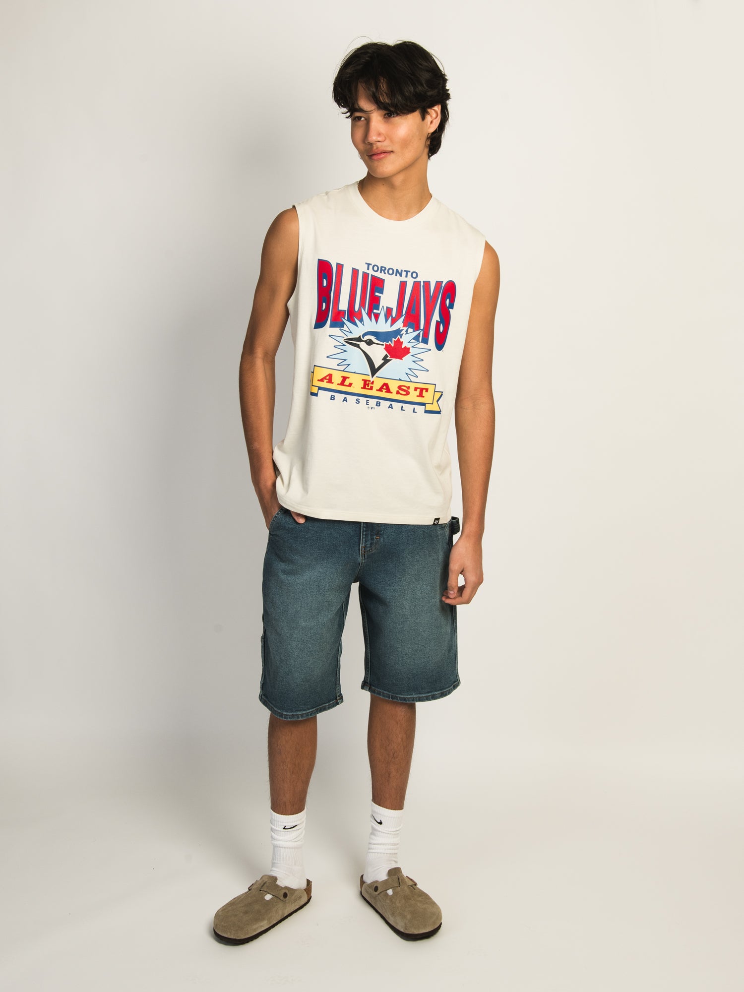 47 Blue Jays Muscle Tank Top for Men - Comfortable Workout & Gym Shirt - Perfect for Baseball Fans, Fitness Training & Casual Wear