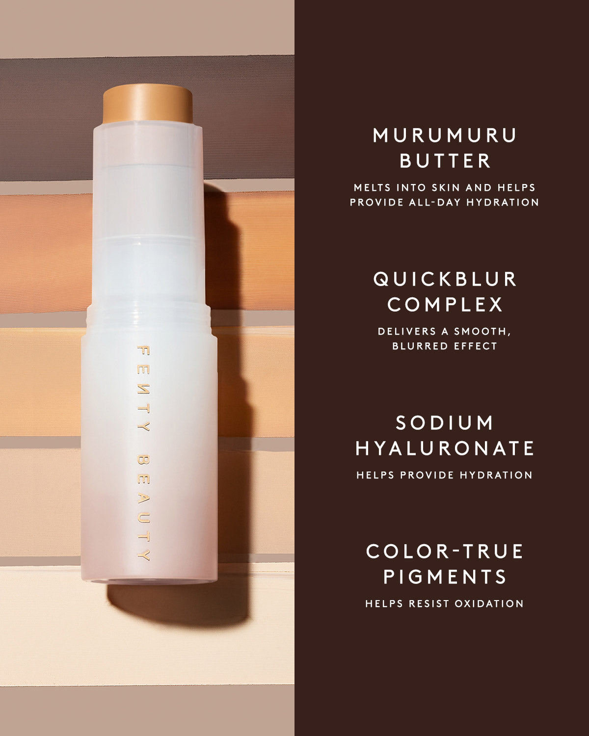 Eaze Drop Blur + Smooth Tint Stick - 20g Lightweight Foundation & Concealer Stick for Flawless Coverage | Perfect for Everyday Makeup & On-the-Go Touch Ups