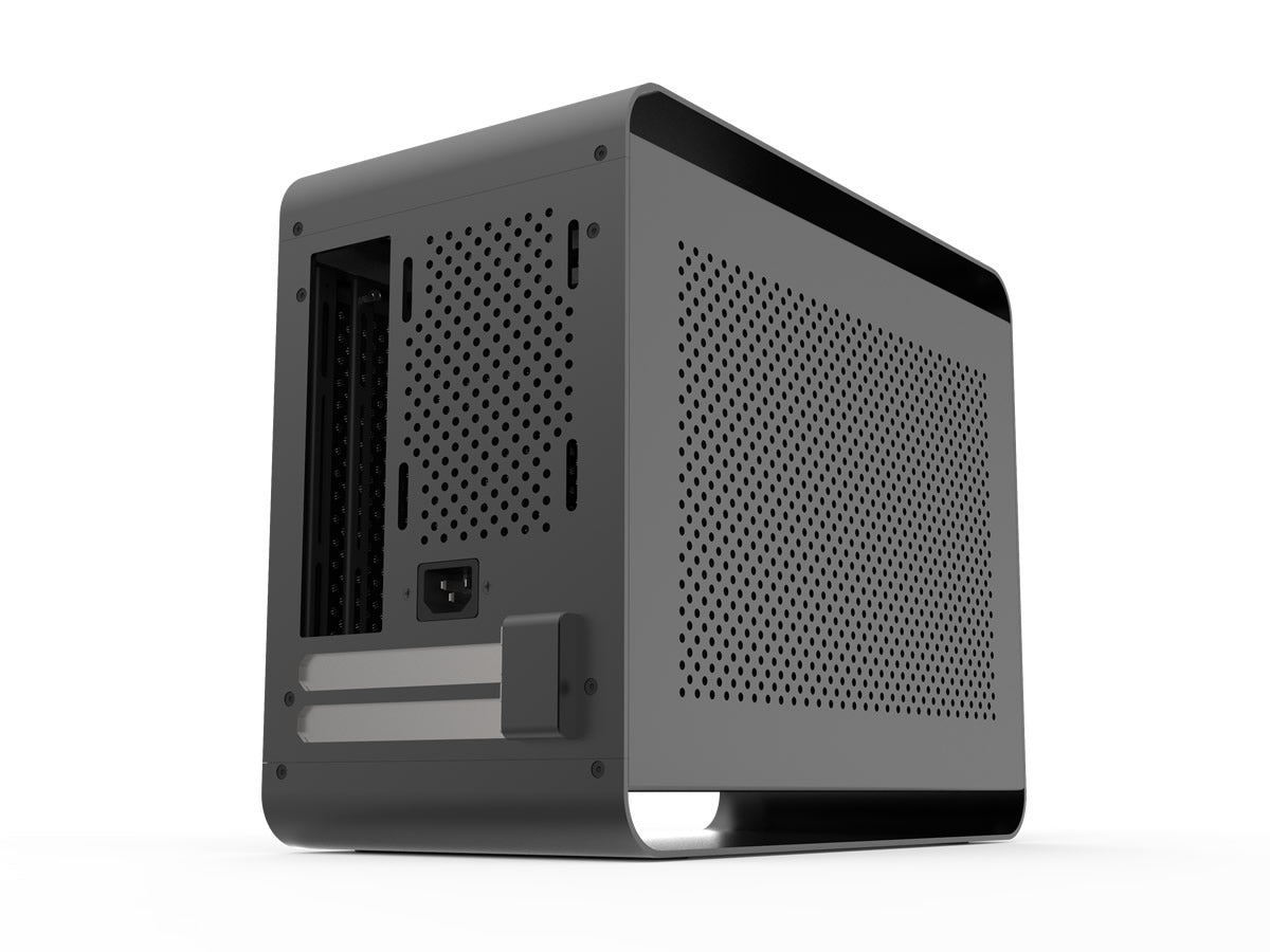 Streacom DA2 V2 Mini-ITX PC Case - Compact Aluminum Chassis for Gaming & Workstation Builds | Perfect for Small Spaces & Home Office Setups