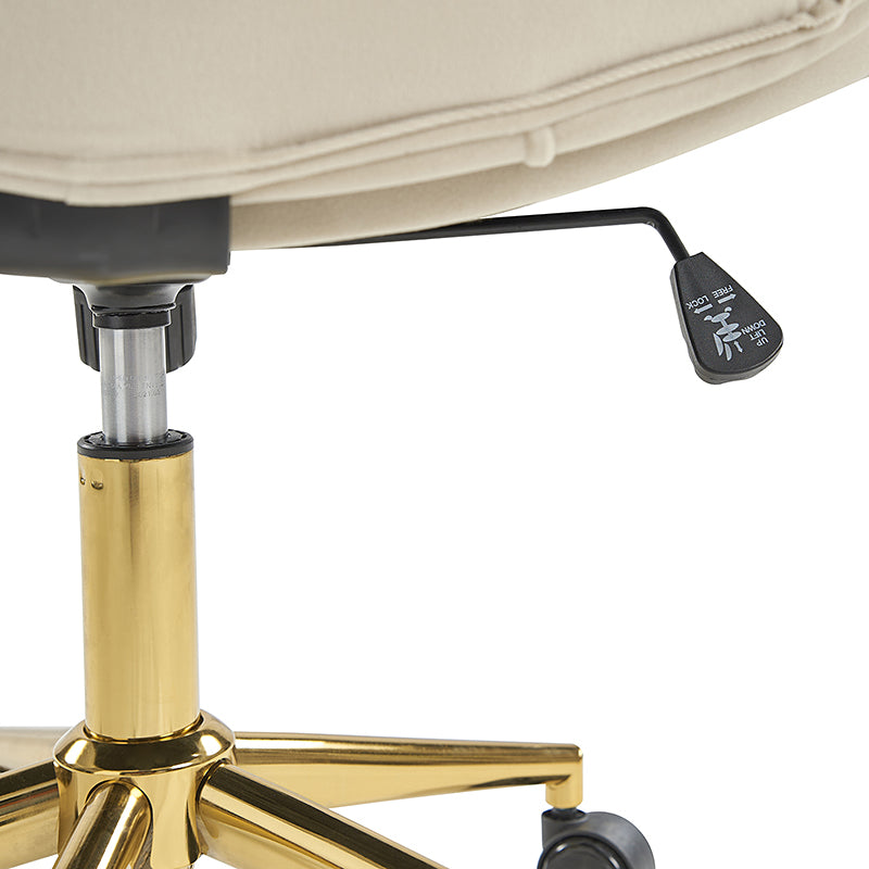 Norm Modern Flannel Adjustable Office Chair - Ergonomic Desk Chair for Home & Office Workspace, Perfect for Long Hours of Sitting