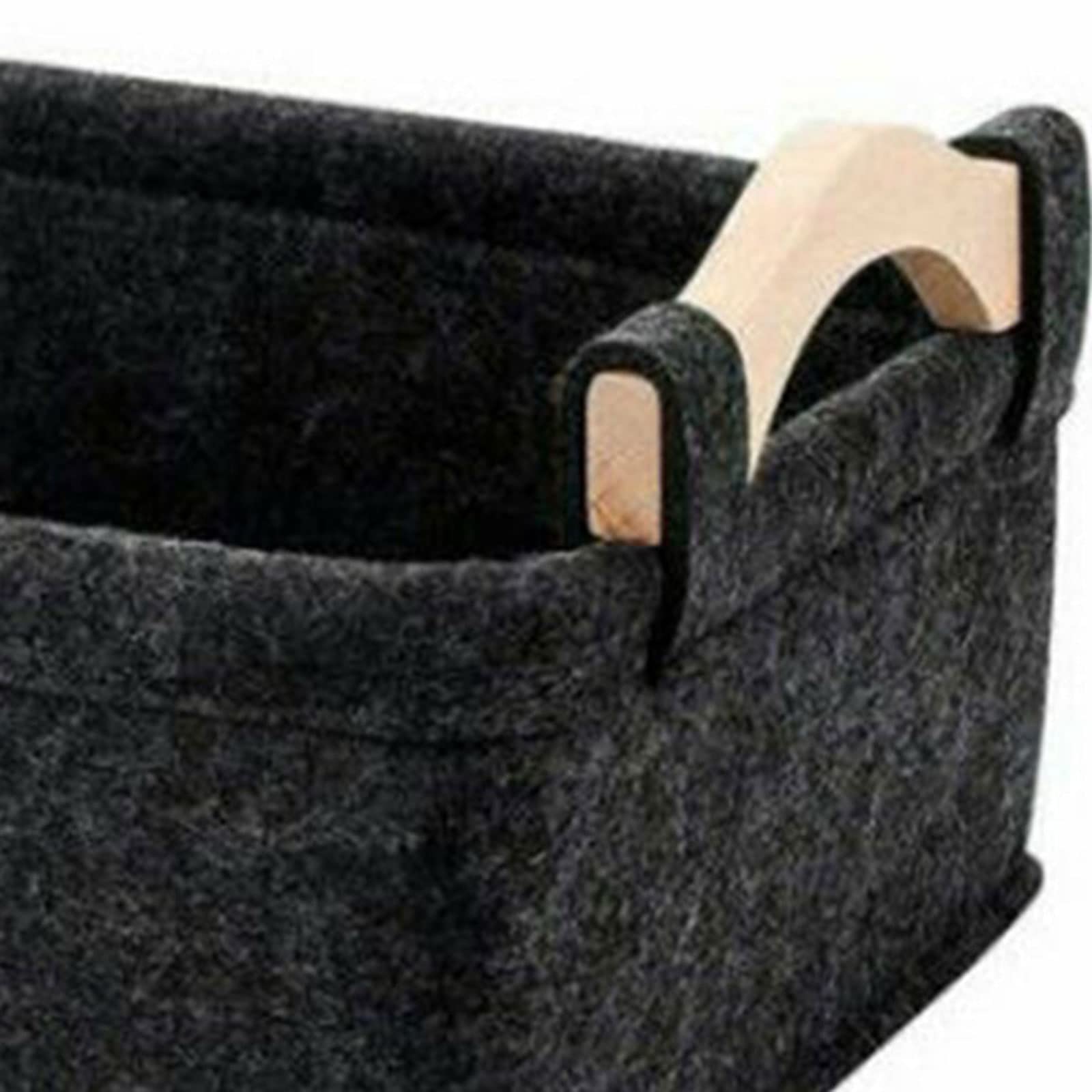 Portable Felt Storage Boxes & Baskets - Square Organizer for Home, Office, and Travel | Foldable Fabric Storage Solution for Closet, Toys, and Laundry