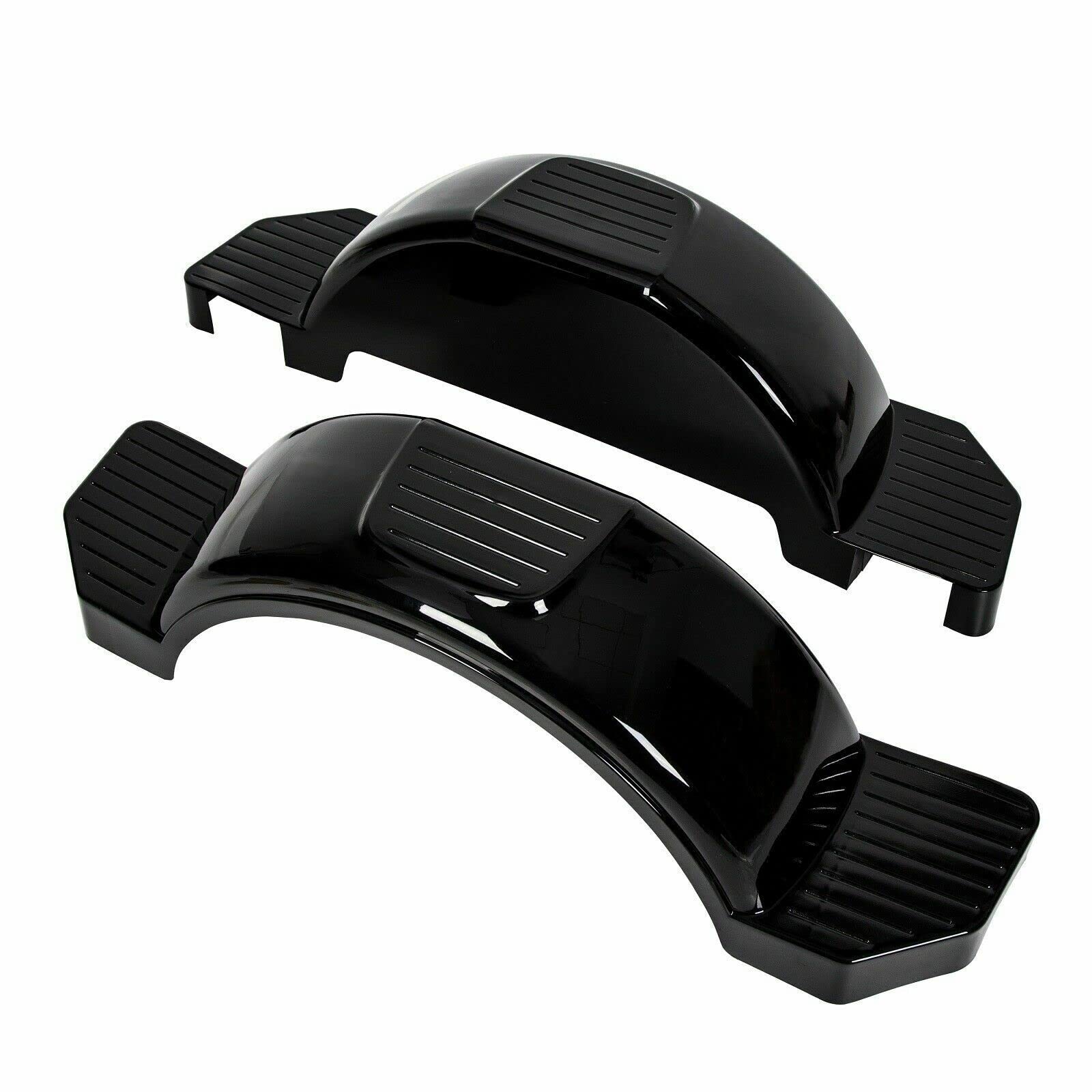 CPWYAXG Set of 2 Single Axle Trailer Fenders with Steps - 13