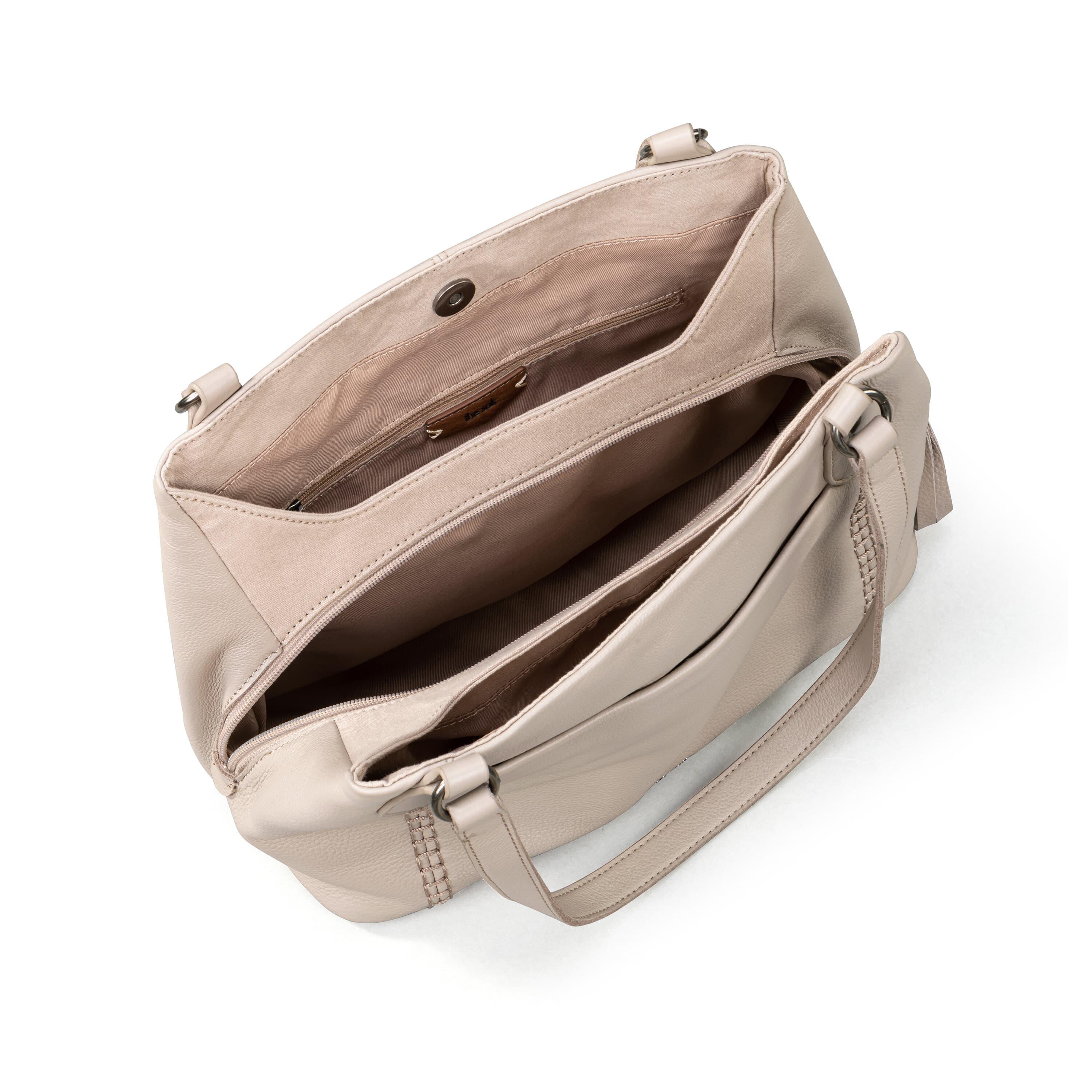 Melrose Leather Satchel Bag for Women - Genuine Leather Crossbody Purse with Adjustable Strap - Perfect for Work, Travel & Everyday Use