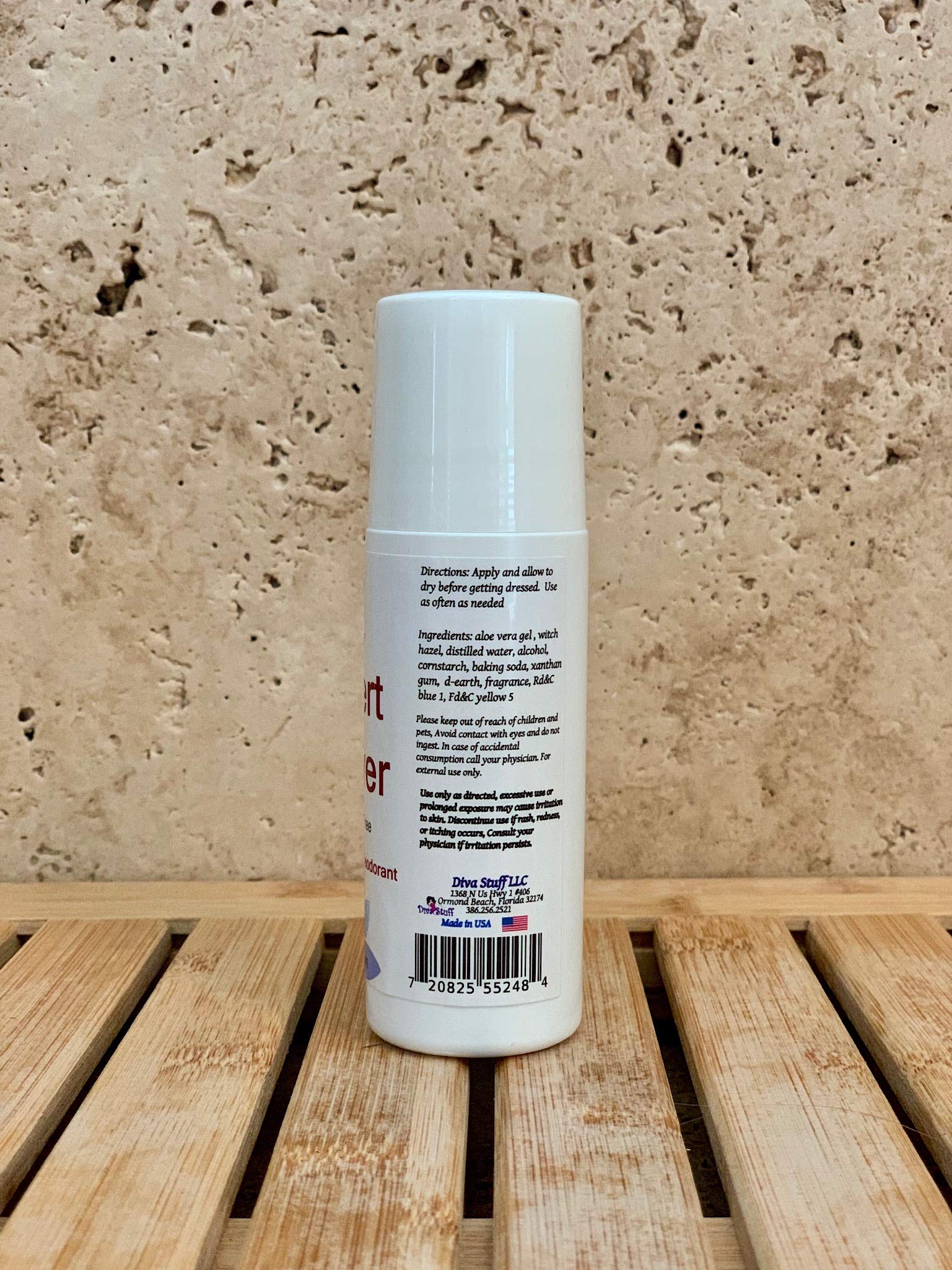 All Natural Desert Flower Scent Aluminum-Free Deodorant - Safe & Made in USA | Diva Stuff | Perfect for Sensitive Skin & Eco-Conscious Consumers