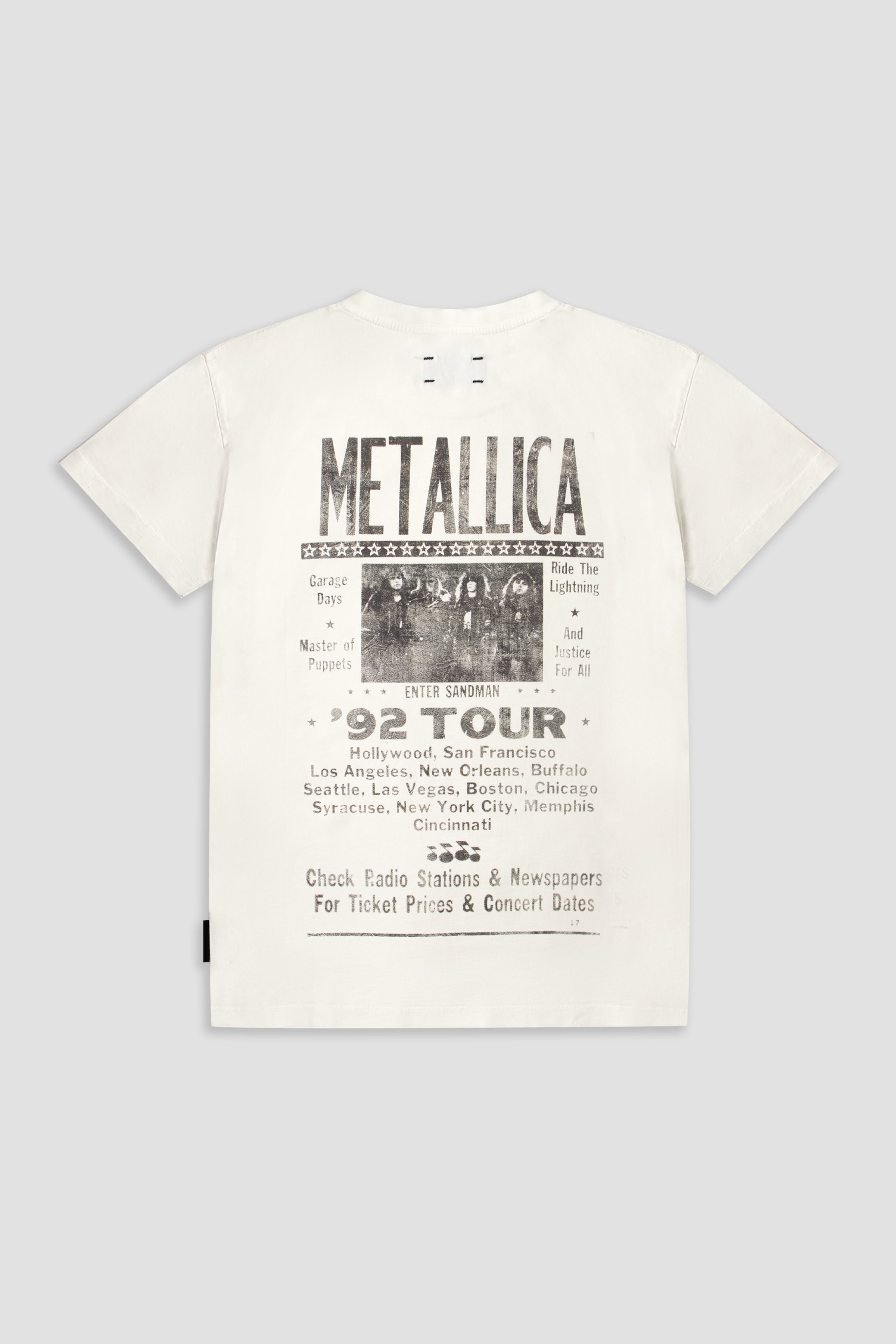 Metallica '92 Tour Vintage Poster T-Shirt - Classic Band Tee for Concerts, Gifts & Rock Music Fans