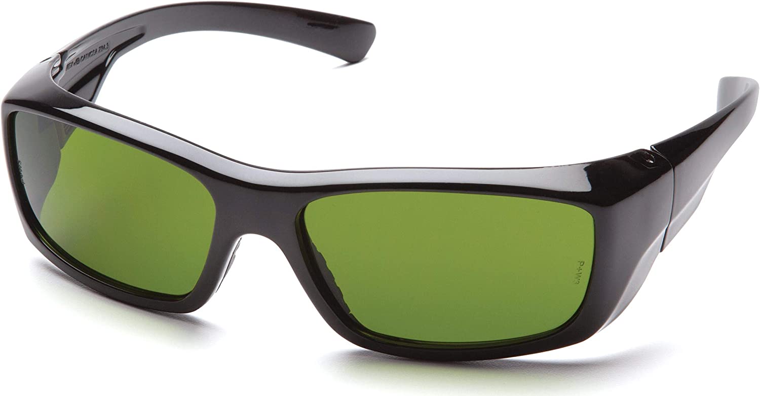 Pyramex Safety Shade 3.0 Safety Glasses - Black Frame with Scratch Resistant 3.0 IR Filter Lens (SB7960SF) - Perfect for Welding, Construction & Industrial Work Protection