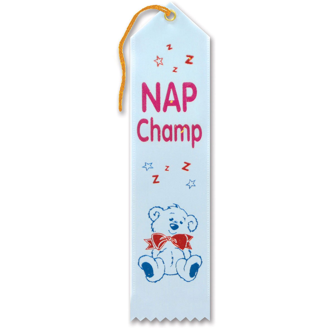 Nap Champ Award Ribbon - Premium Quality Recognition Ribbon for Achievements, Competitions & Events | Perfect for Sports, School Awards, Employee Recognition & Special Occasions