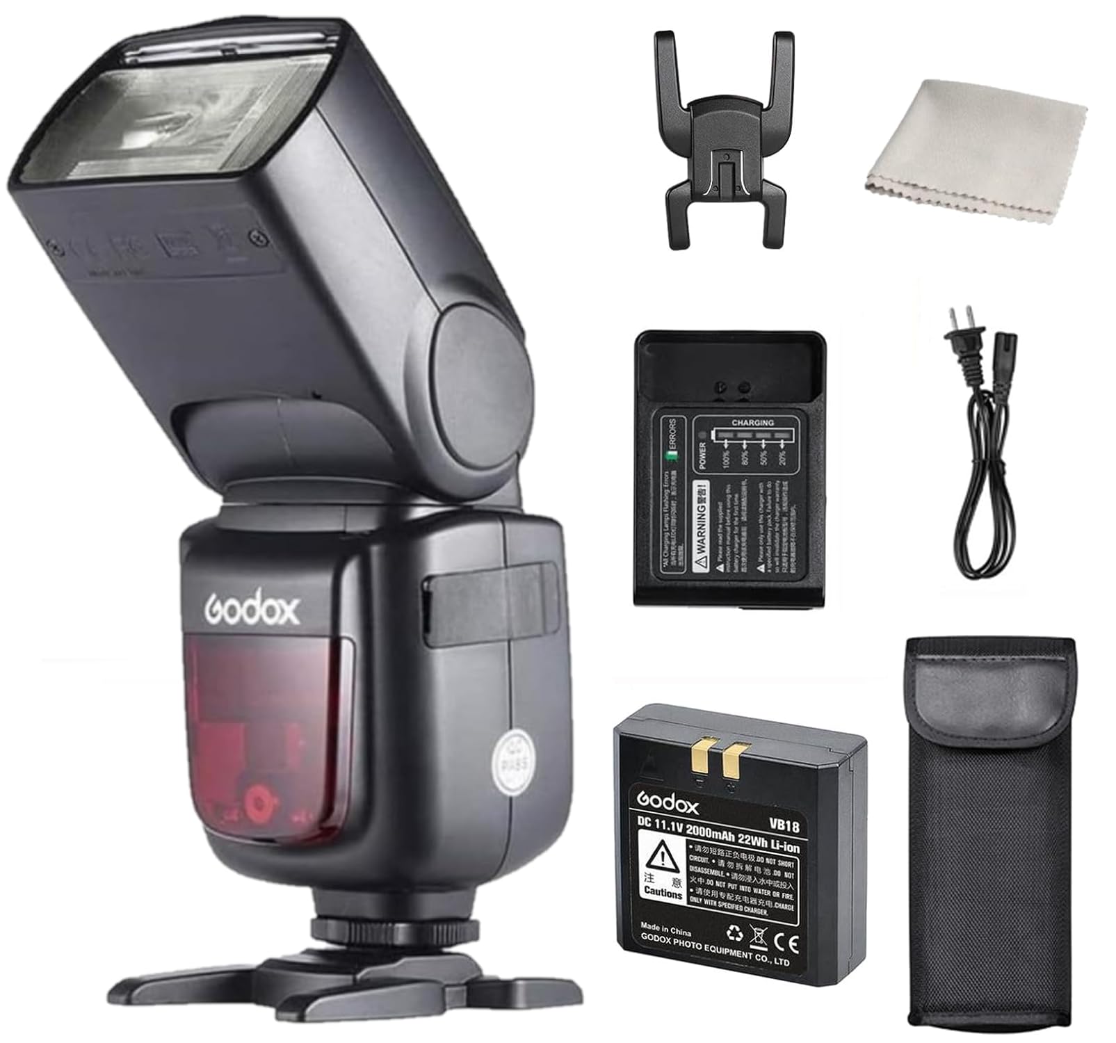 Godox Ving V860II-C E-TTL Li-ion Camera Flash Speedlite for Canon 6D 50D 60D 1DX 580EX II 5D Mark II III - Professional Photography Lighting for Portraits, Weddings & Events