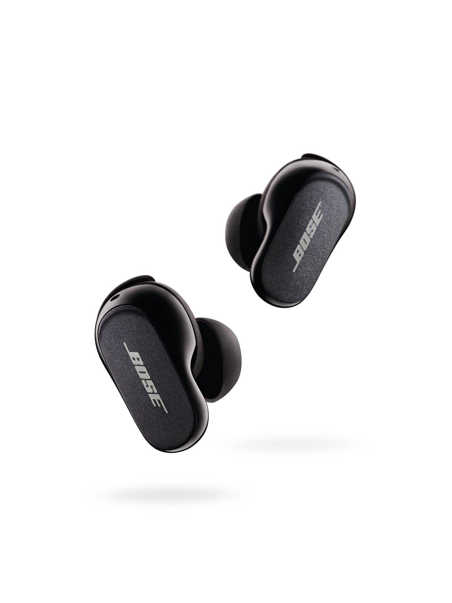 Bose QuietComfort Earbuds II Wireless Bluetooth Noise Cancelling Earbuds - Triple Black (Renewed) | Personalized ANC, Hi-Fi Sound | Perfect for Travel, Workouts & Commuting