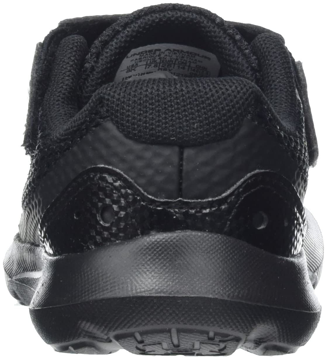 Under Armour Surge 3 Alternate Closure Running Shoes for Baby Boys - Black (Size 7 Infant) | Comfortable Toddler Sneakers for Active Play & Daily Walks