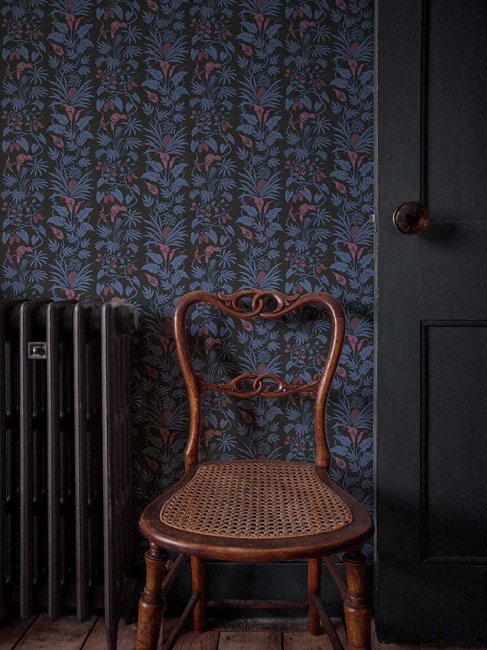 Little Botanist Wallpaper Sample - Peel & Stick Removable Wallpaper for Nursery, Bedroom, Office - Floral Botanical Design - Easy DIY Home Decor