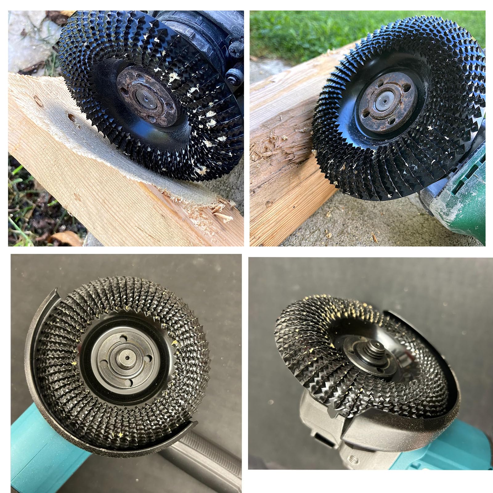 4 Inch Wood Carving Disc - Angle Grinder Wheel with 7/8