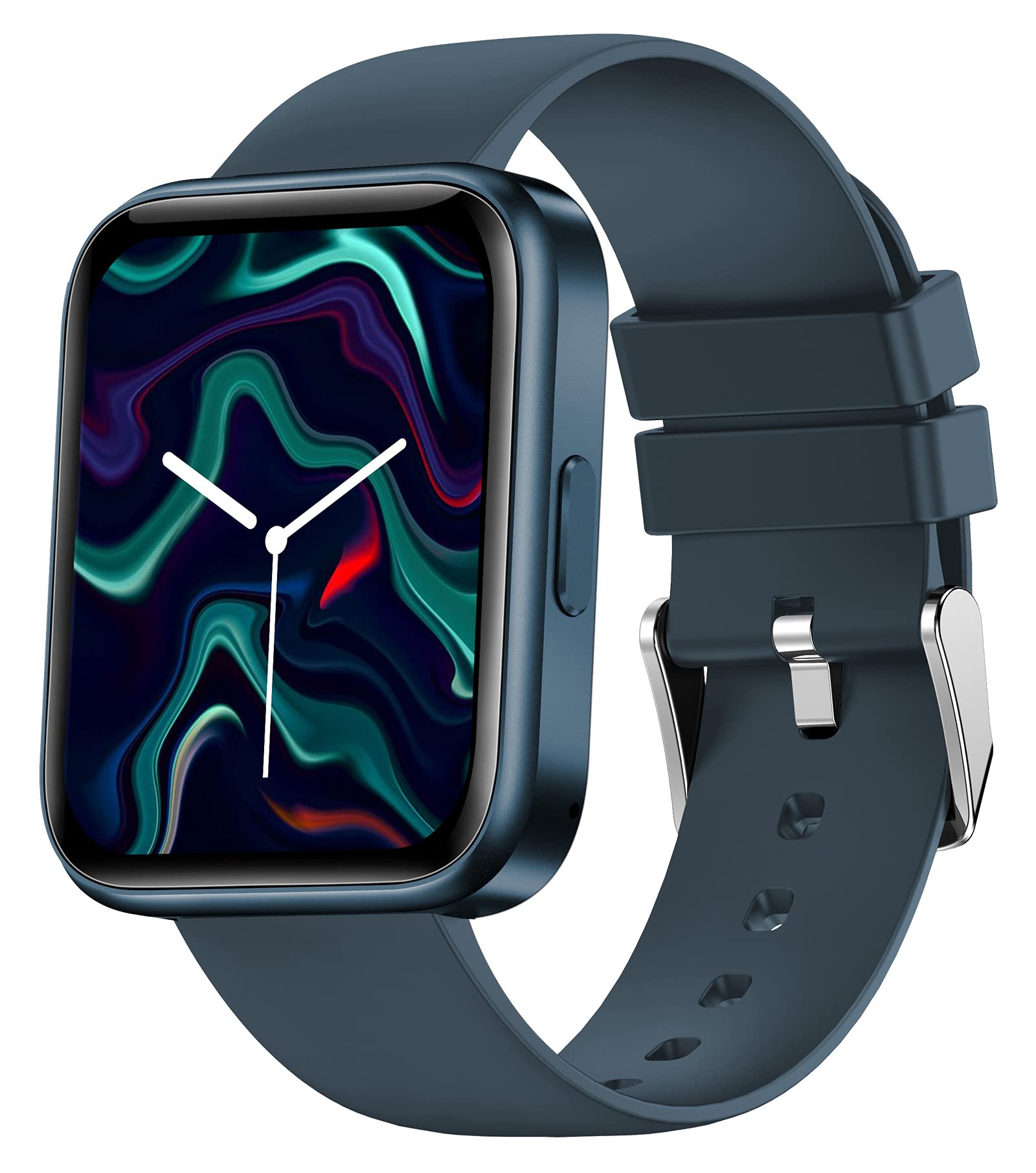 Loluka Smart Watch with Bluetooth Calling, 100+ Sports Modes, Fitness Tracker for Men & Women - Answer/Make Calls, Message Alerts, Remote Camera, iOS Android Compatible - Perfect for Workouts, Running & Daily Activity Tracking