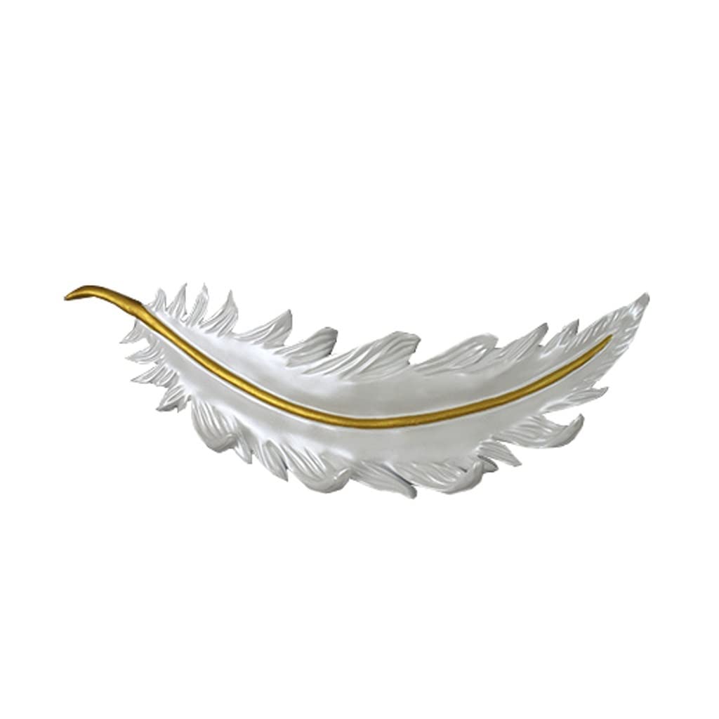 Wall Mounted Coat Rack Hooks - Creative Feather Design Entryway Hangers for Hats, Keys & Coats | Durable Moisture-Resistant Wall Hooks for Baseball Caps & Accessories | Perfect for Entryways, Bedrooms & Mudrooms (Color: A)