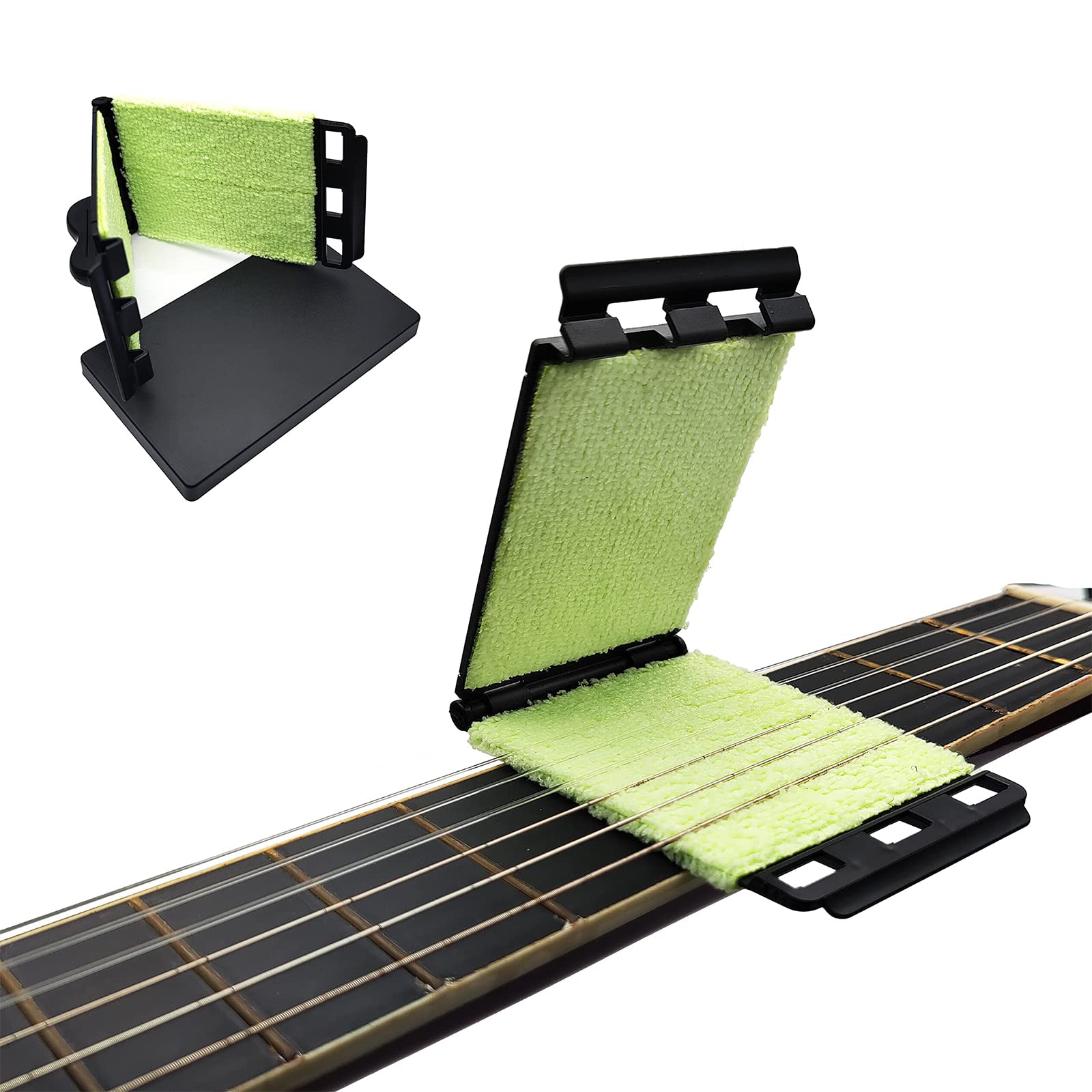 2 Pack Guitar String Cleaner & Fretboard Maintenance Kit - Professional Cleaning Tool for Guitar, Bass, Mandolin, Ukulele Strings & Fingerboard | Perfect for Home Practice, Studio Sessions & Live Performances