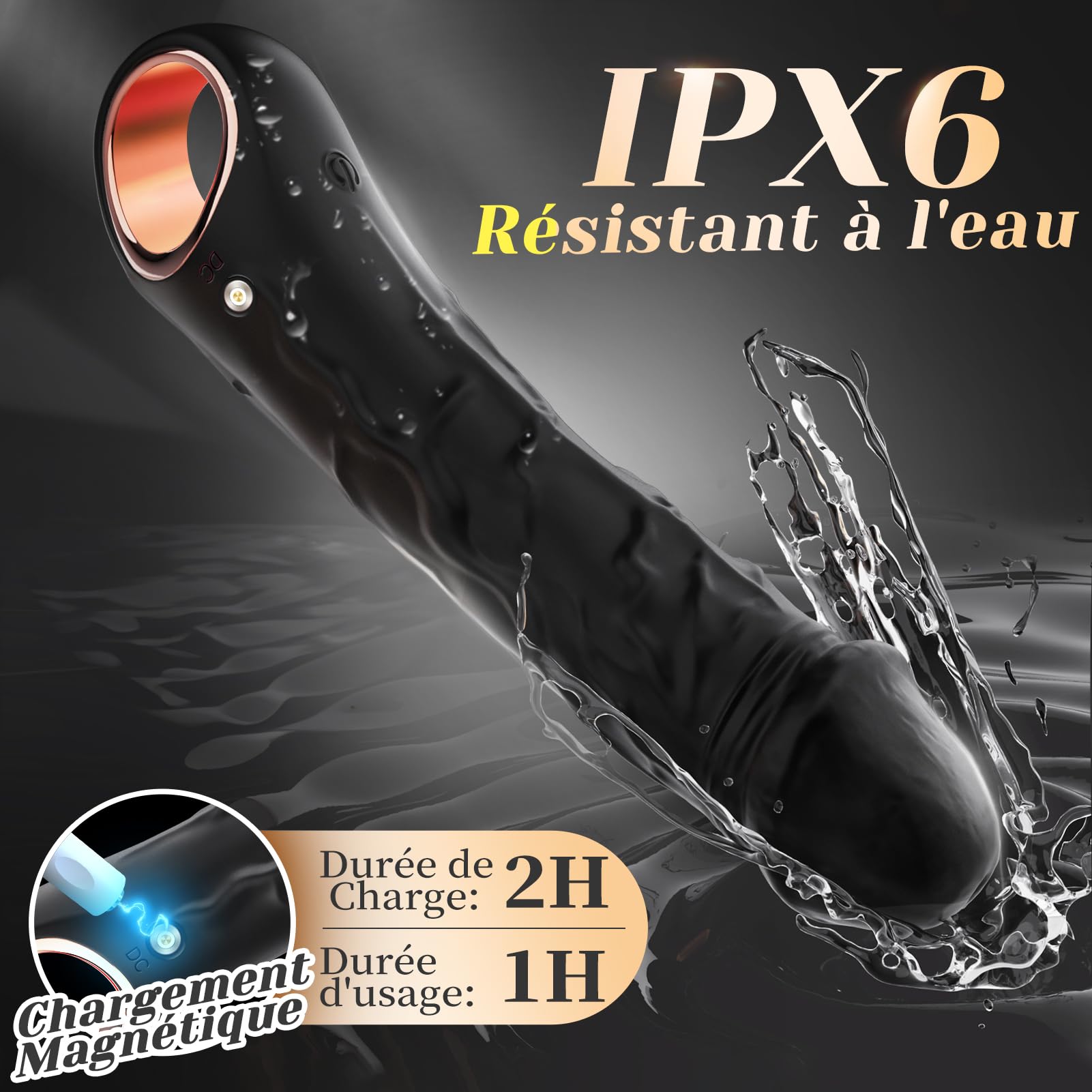 Premium 10-Speed Vibrating Massager for Women - G-Spot & Clitoral Stimulation Sex Toy, Silicone Dildo for Couples & Solo Play - Enhance Intimacy & Pleasure in the Bedroom