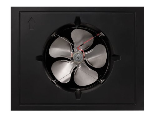 Broan 355SOWW Solar Powered Attic Ventilator - Weather Wood Finish, Surface Mount, Energy Efficient Roof Ventilation for Home Cooling & Moisture Control - Perfect for Residential Attics, Garages & Sheds