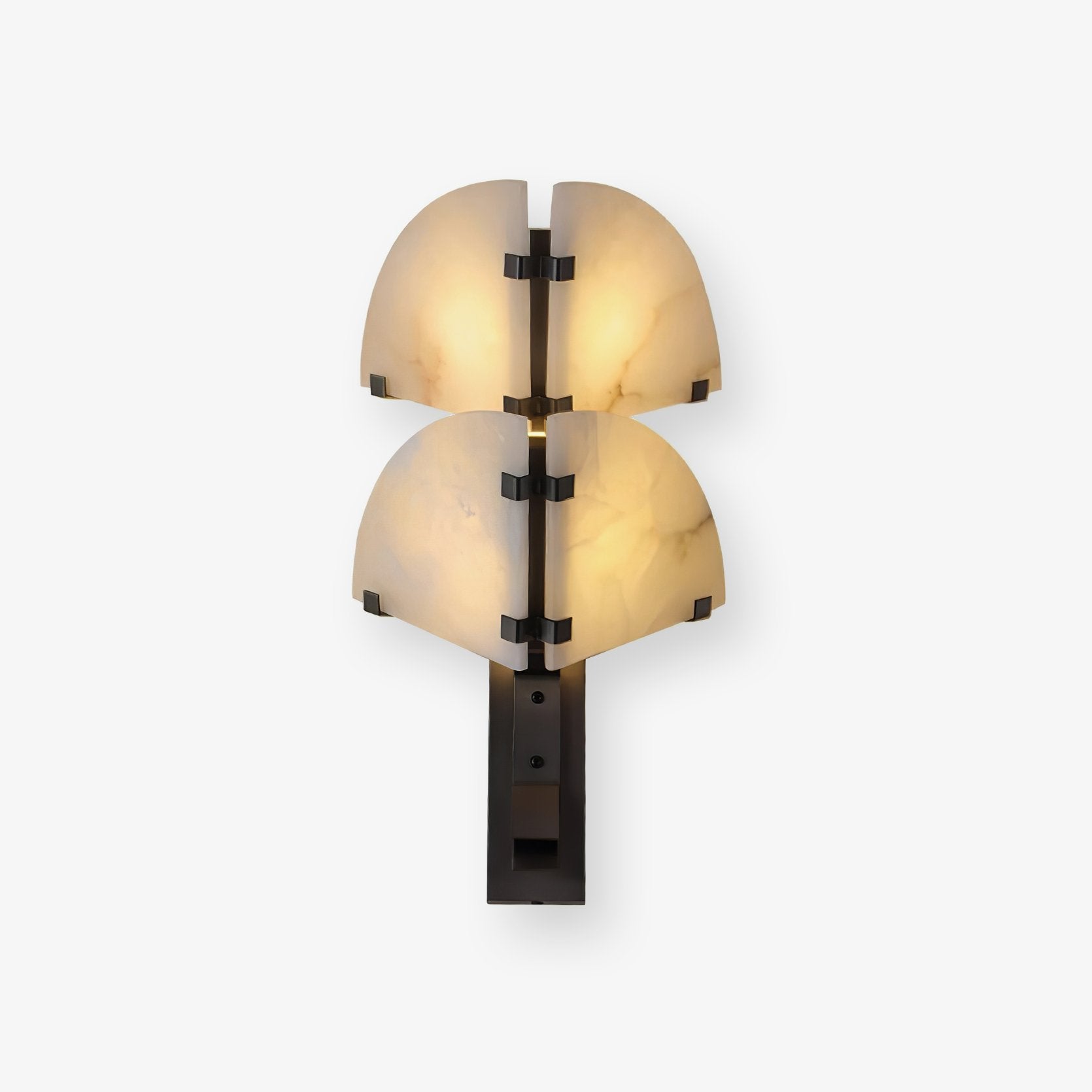 Dione Alabaster Wall Light - Modern Sconce for Bedroom, Living Room & Hallway - Elegant Indoor Lighting Fixture