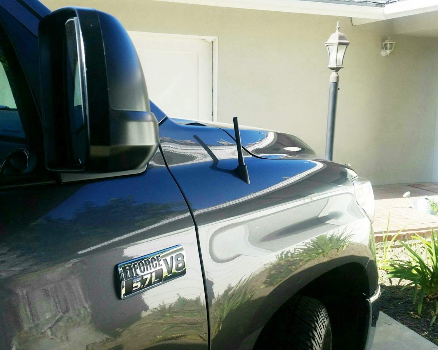 4 Inch Universal Short Car Radio Antenna Topper for Truck, SUV, Jeep - Matte Black Finish - Perfect for Off-Roading & Daily Commuting