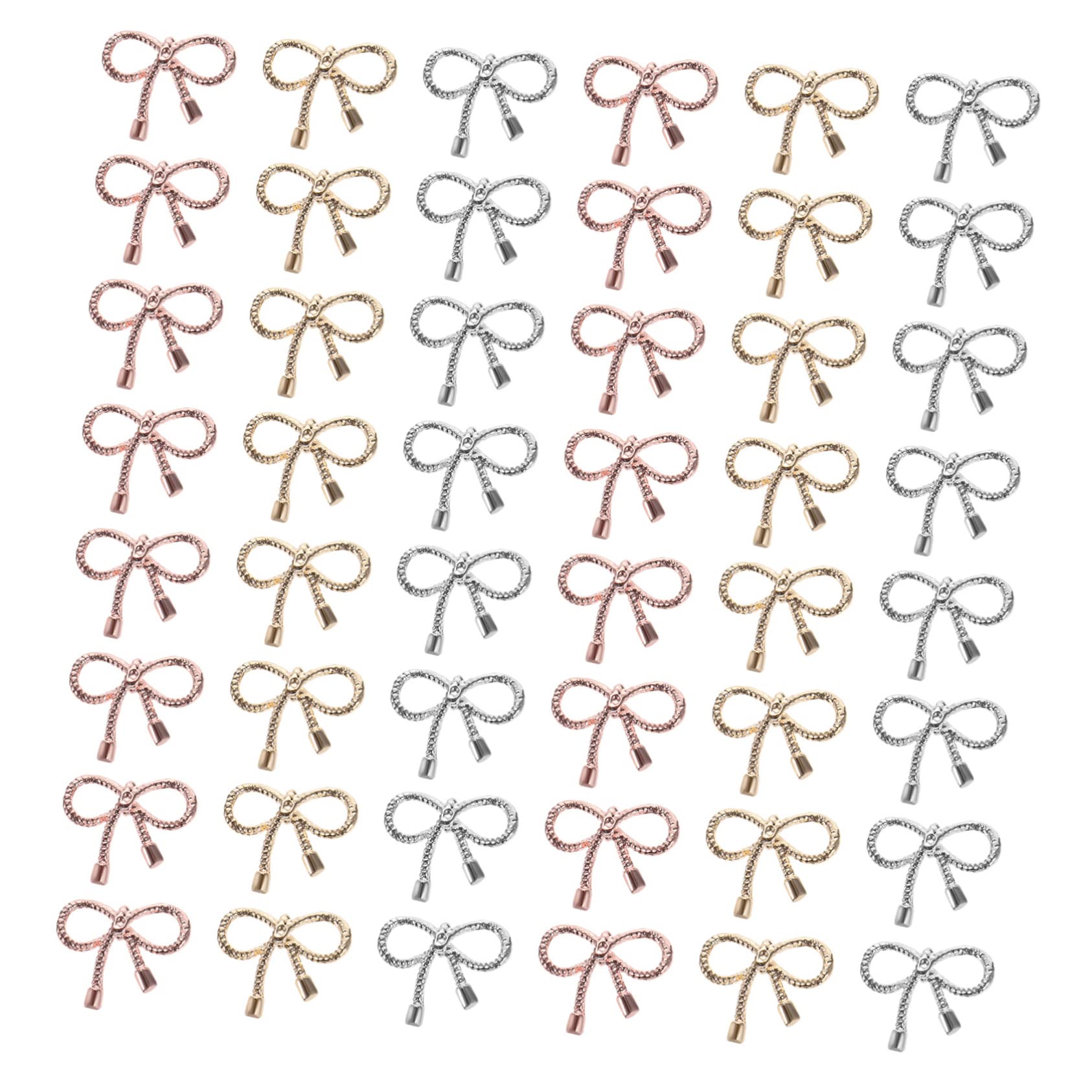 Lurrose 1 Pack Nail Art Stickers - DIY Manicure Charms, Metal Nail Gems, Alloy Rivets & Decals for Nail Decoration | Perfect for Home Manicures, Nail Salons & Party Nail Art Designs