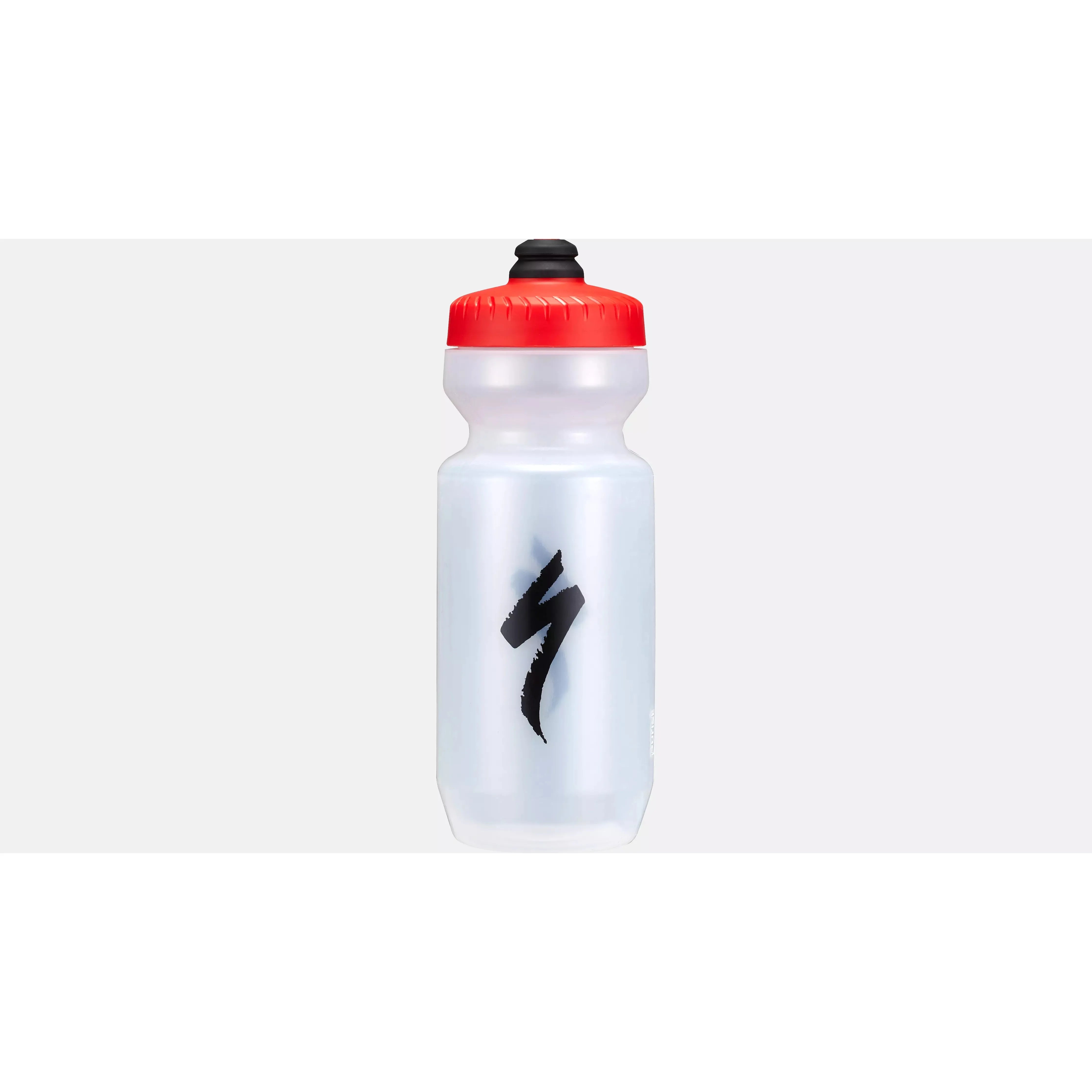 Specialized Purist MoFlo Water Bottle with S Logo - 22oz Translucent Red - Leakproof & Odor-Resistant Cycling & Sports Water Bottle for Biking, Running & Gym Workouts