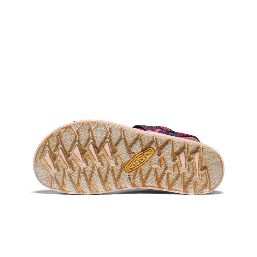 Women's Elle Backstrap Sandal - Comfortable Strappy Summer Sandals in Beaujolais/Plum Perfect | Perfect for Beach, Vacation & Casual Outings