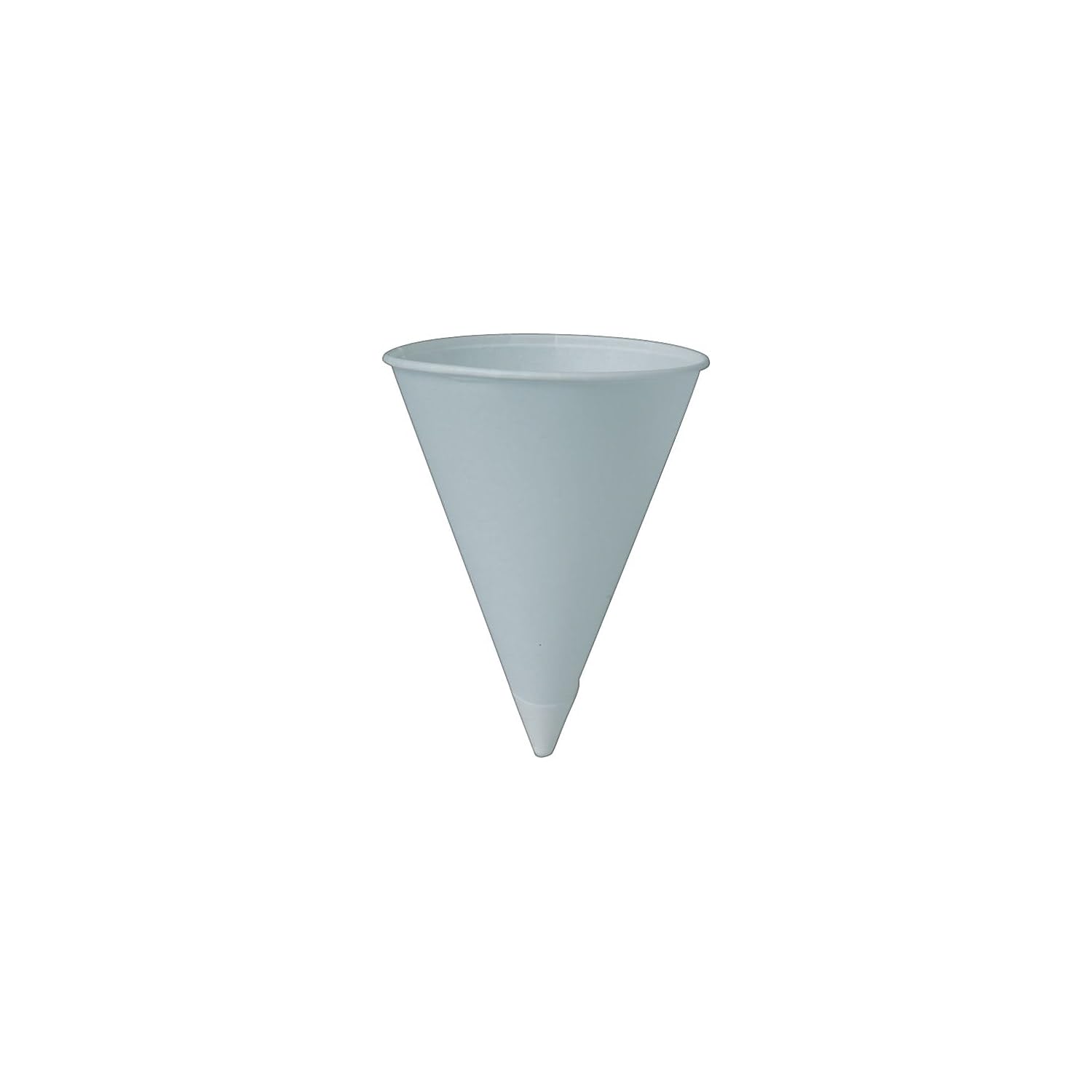 Solo Foodservice 42BR-2050 4.25 oz White Paper Cone Cups - Bulk Pack of 5000 | Perfect for Ice Cream, Desserts, Snacks & Party Serving
