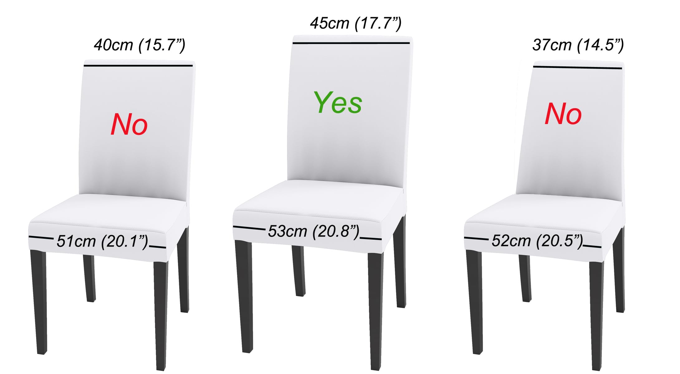 Heavy Duty Cotton Henriksdal Chair Cover - 20.8